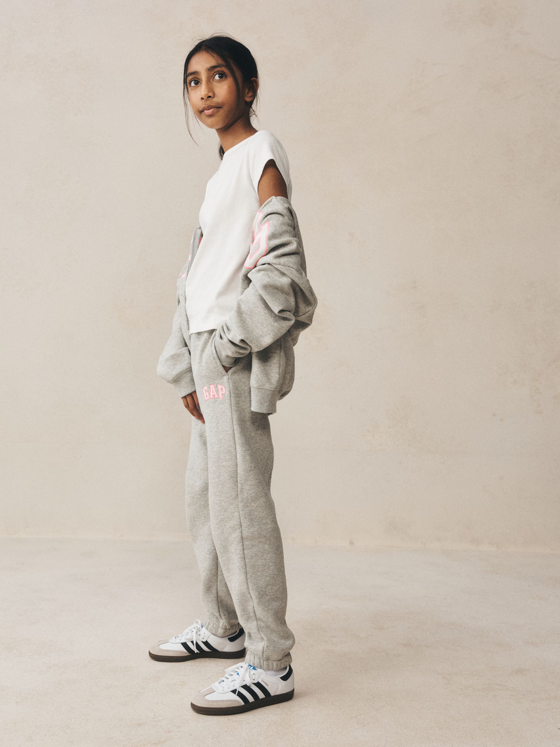 Grey Logo Heritage Joggers - Image 4 of 5