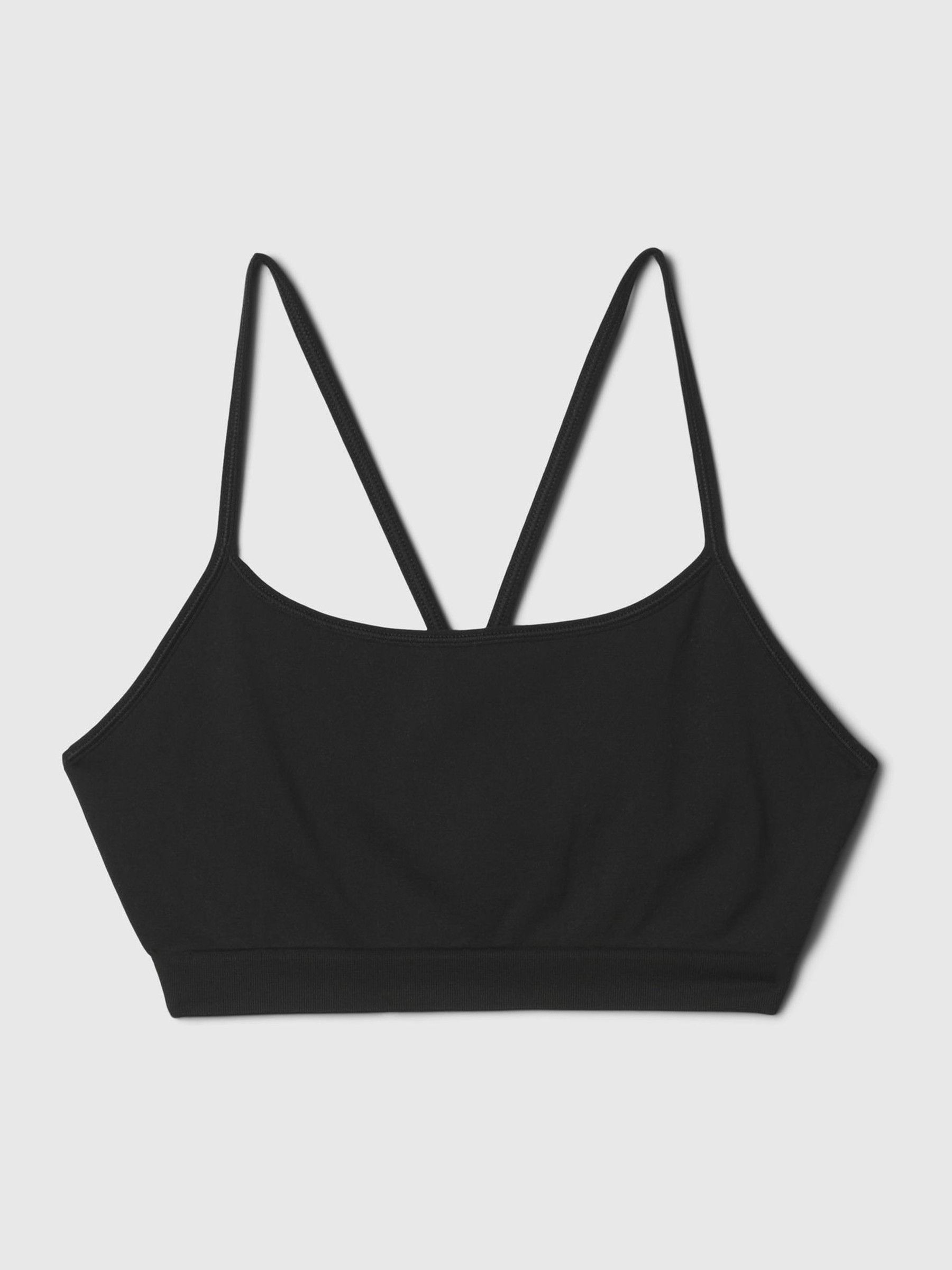 Black Seamless Racerback Bralette - Image 4 of 5