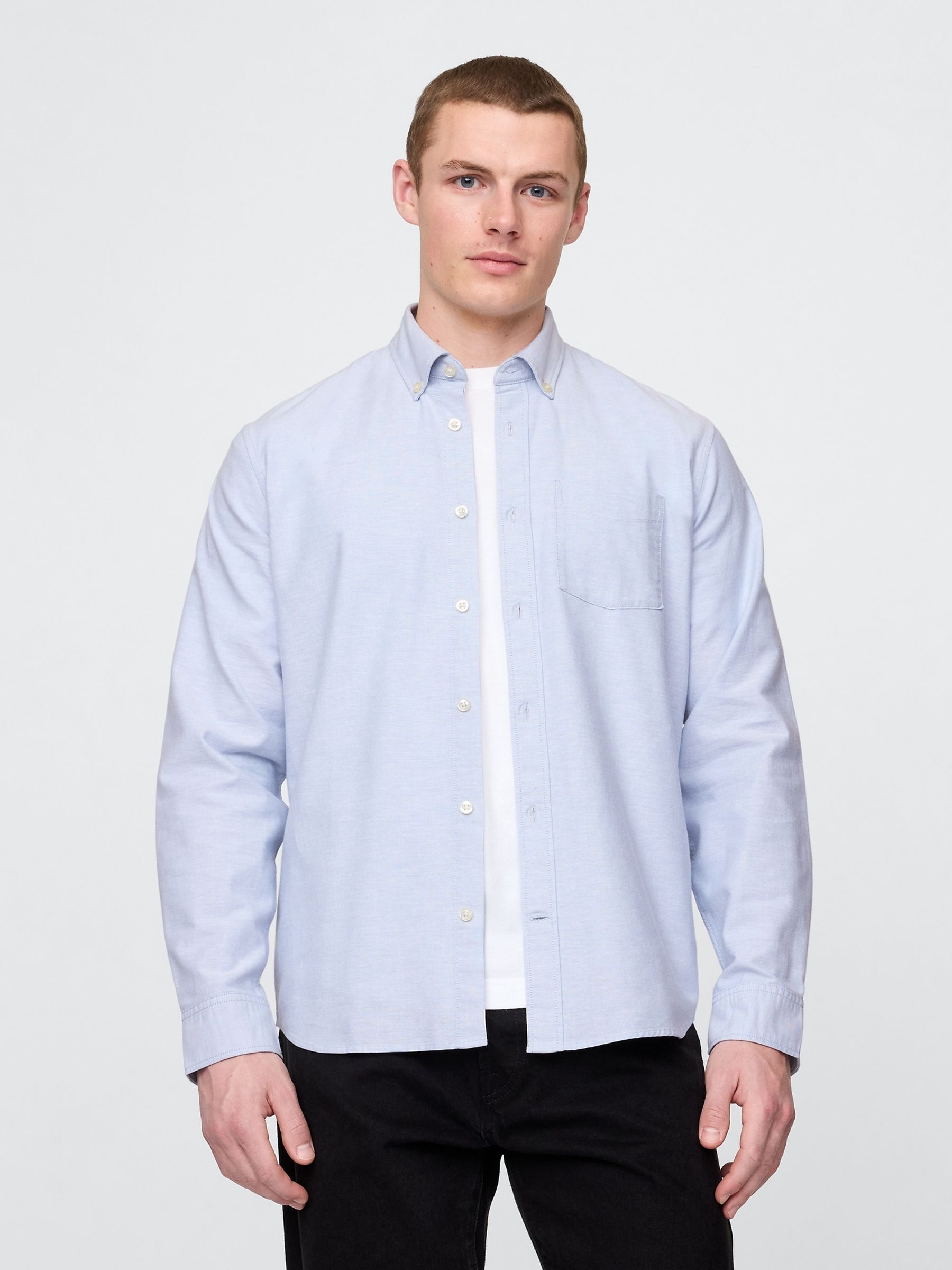 Blue Oxford Shirt - Image 1 of 5
