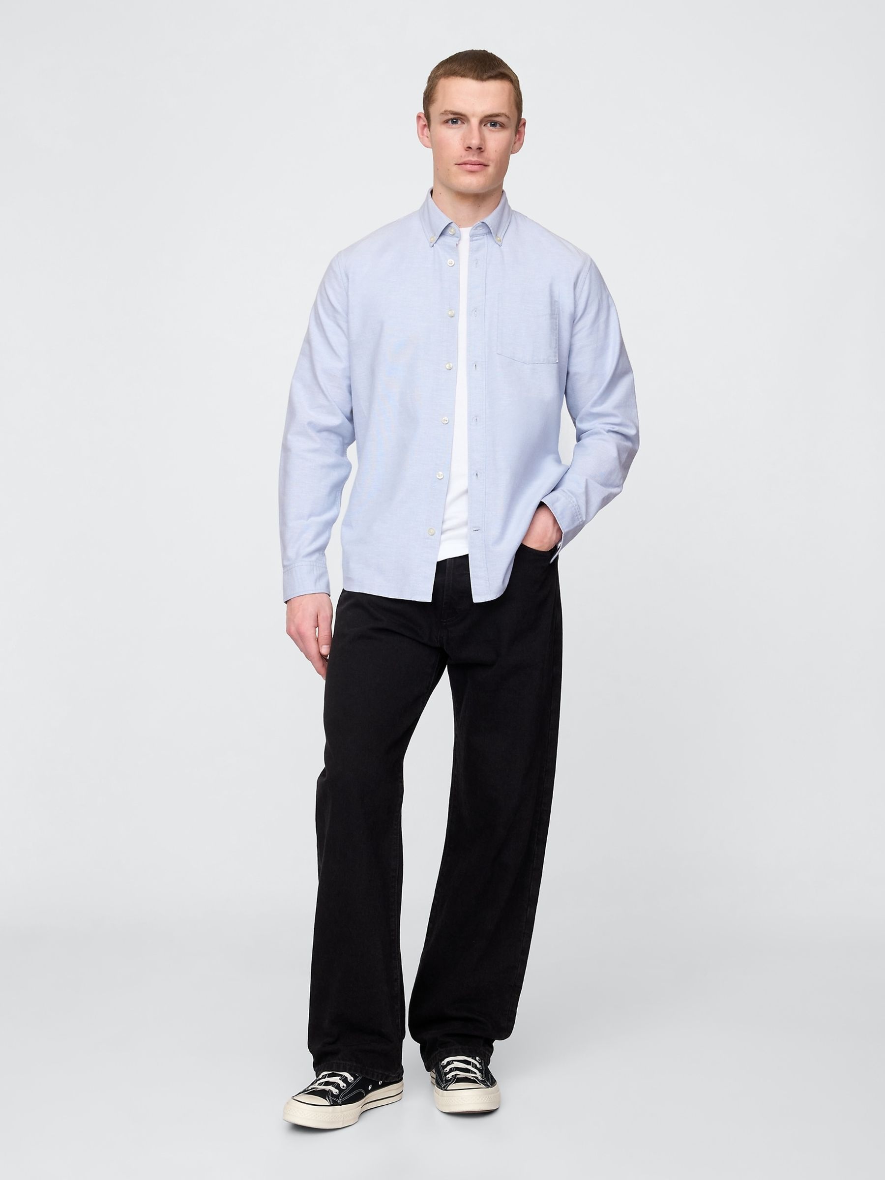 Blue Oxford Shirt - Image 3 of 5