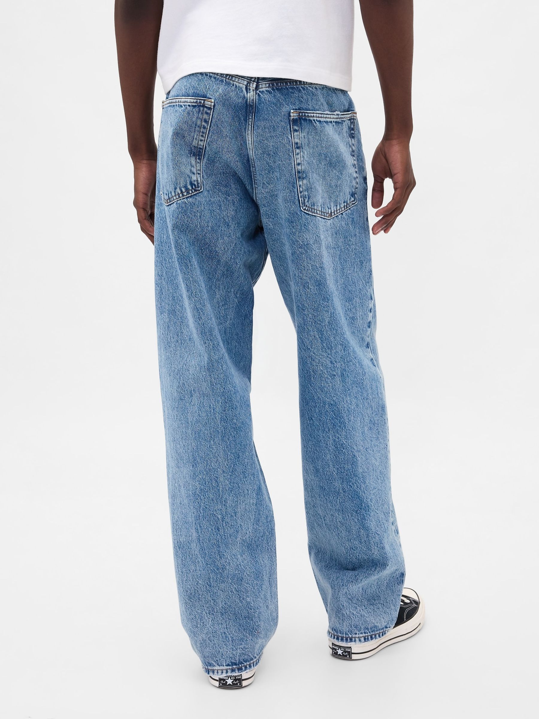 Light Wash Blue Baggy Jeans - Image 2 of 6