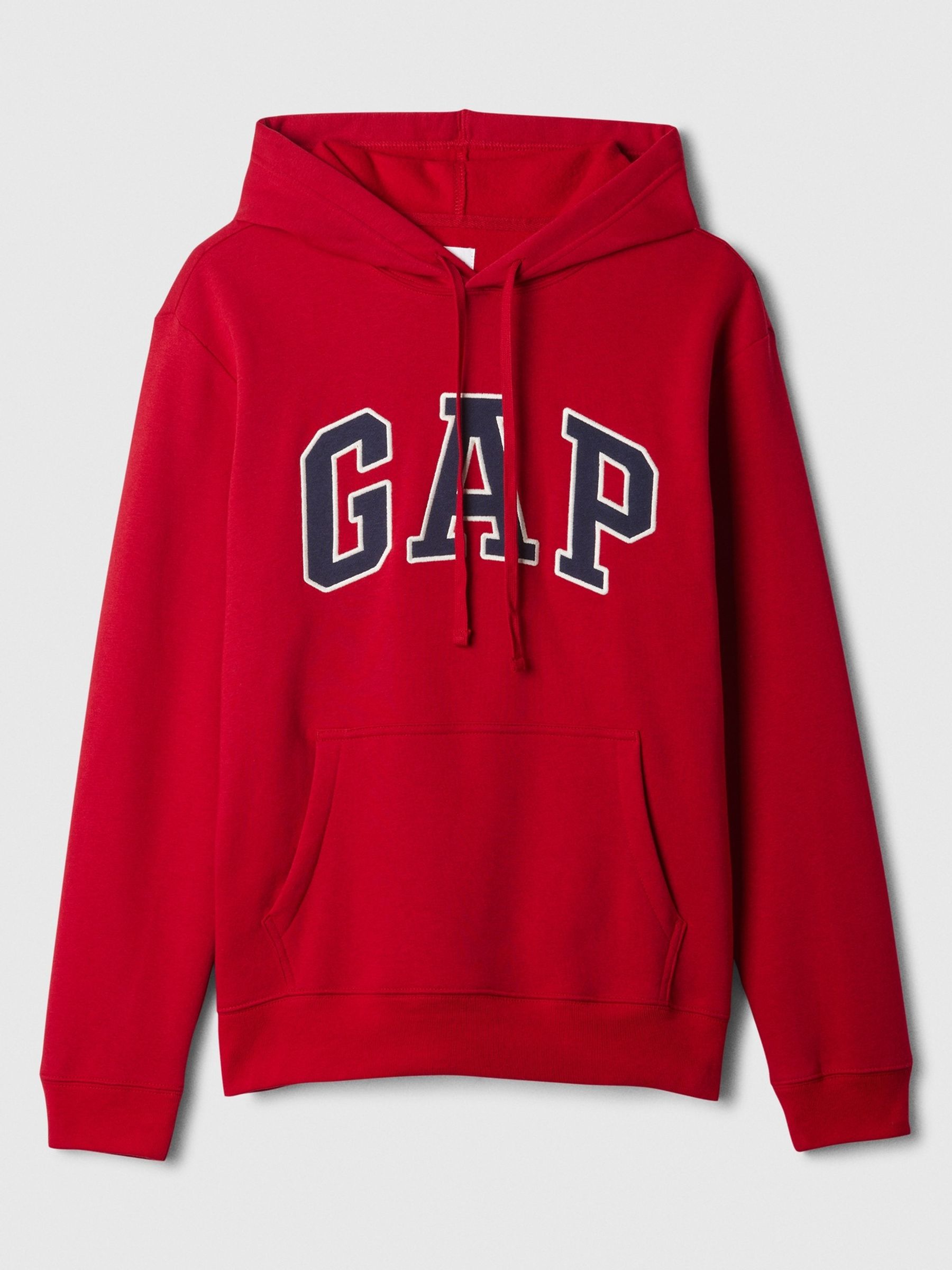 Red Overhead Logo Fleece Lined Hoodie - Image 5 of 5