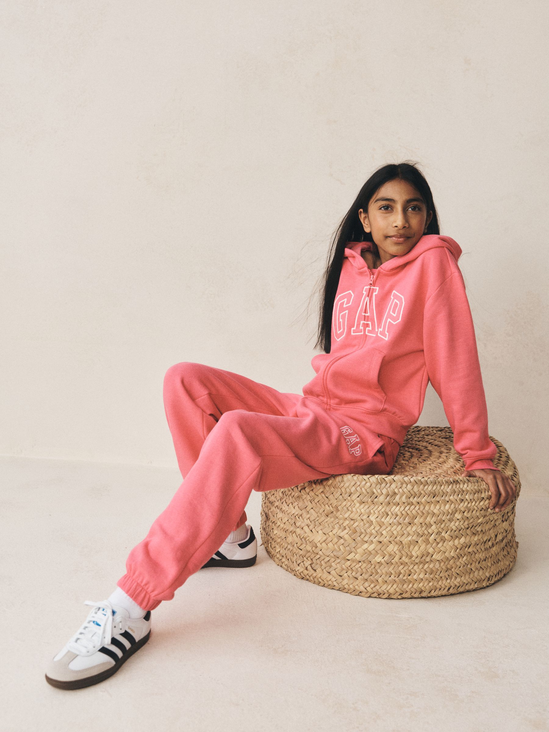 Pink Logo Heritage Joggers - Image 2 of 4