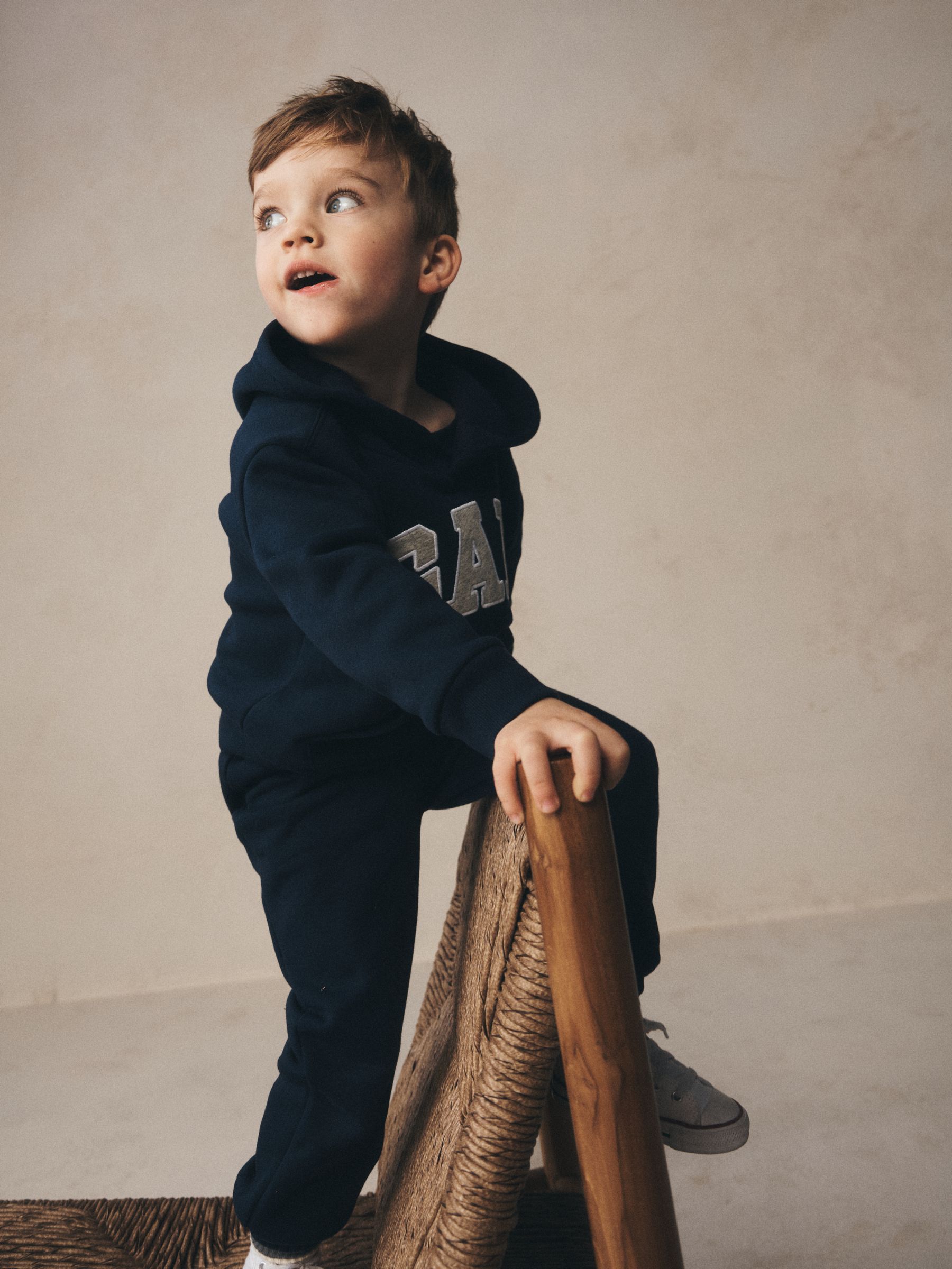 Blue Relaxed Logo Joggers - Image 4 of 8