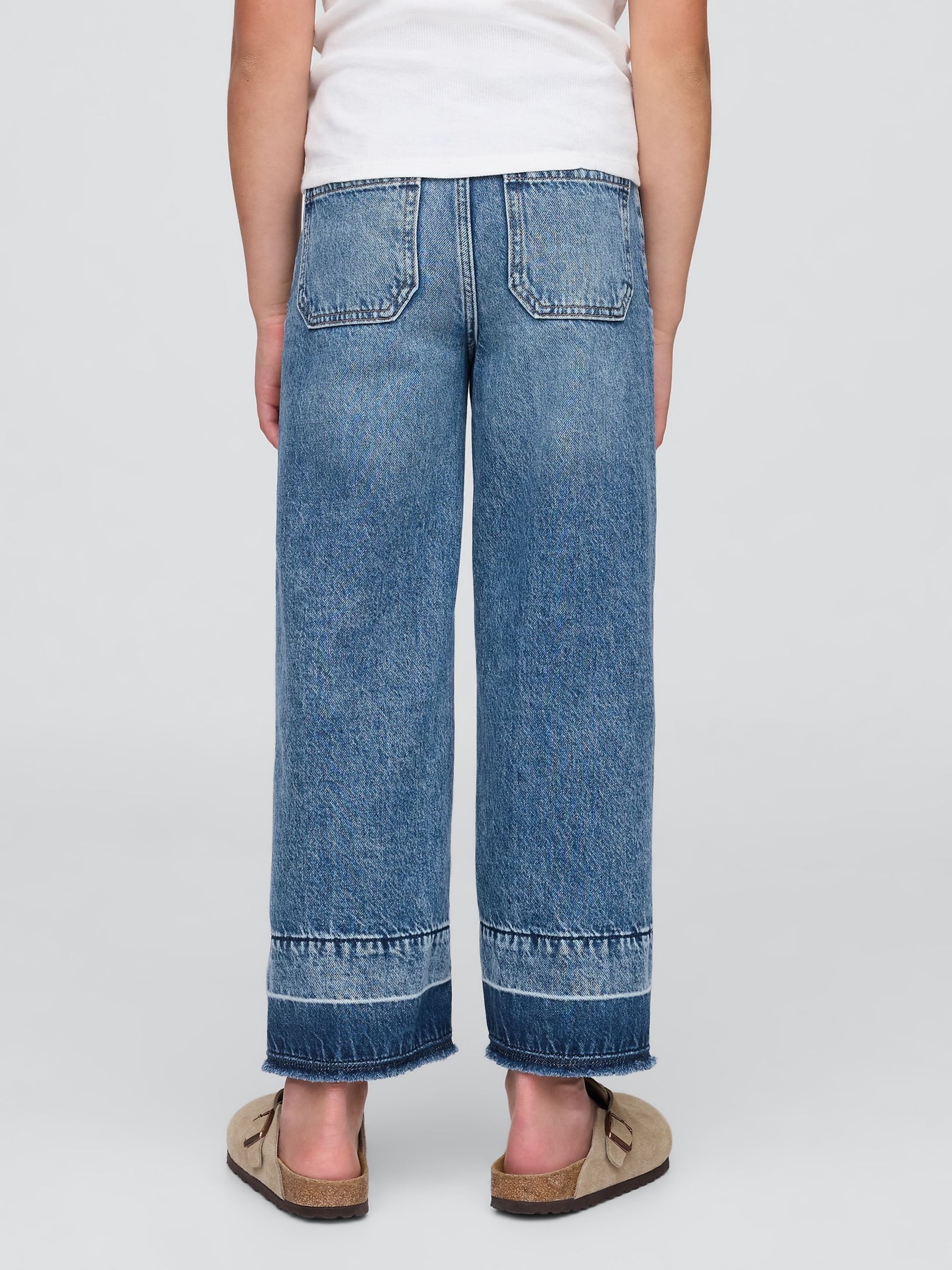 Blue High Rise Stride Wide-Leg Ankle Jeans - Image 2 of 5
