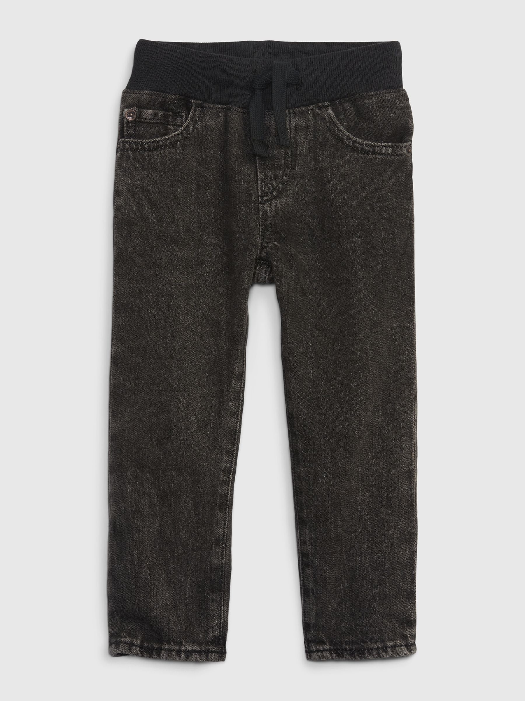 Black Pull On Slim Jeans - Image 1 of 3
