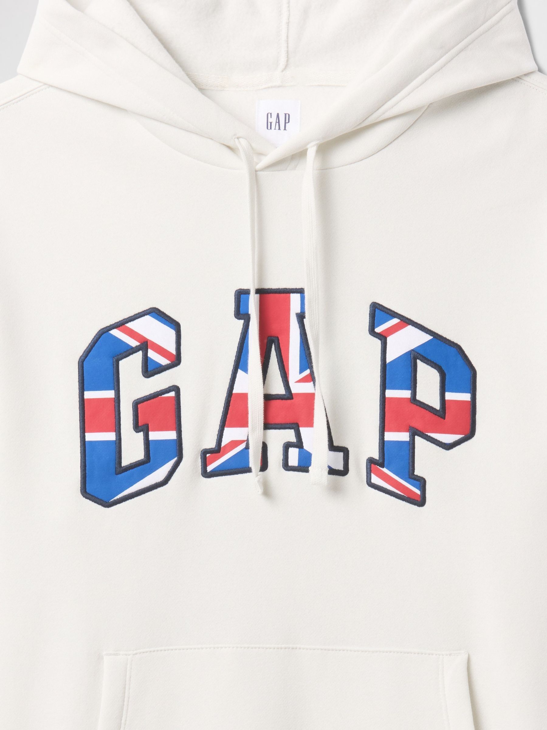 White Logo Hoodie - Image 5 of 5