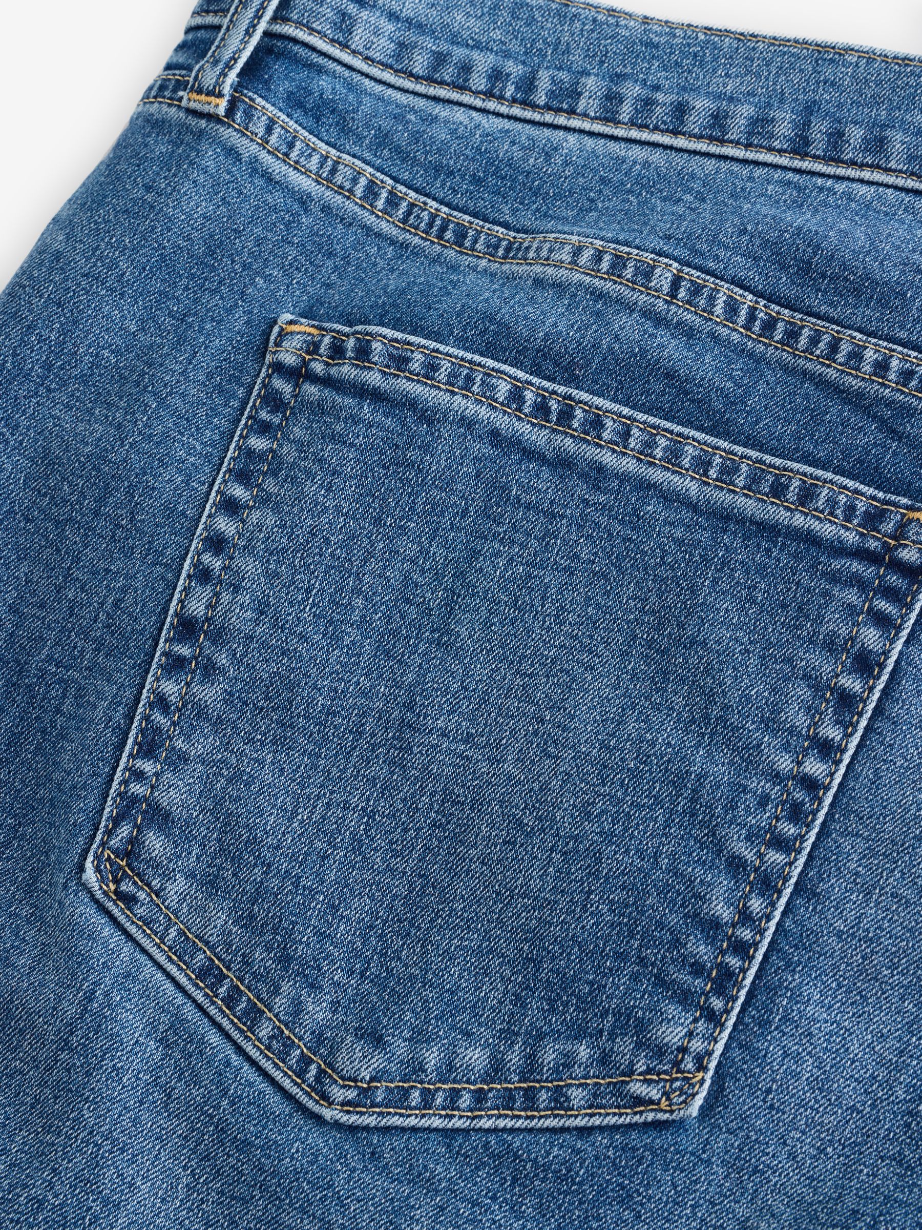 Blue High Waisted 70s Flare Jeans - Image 6 of 6