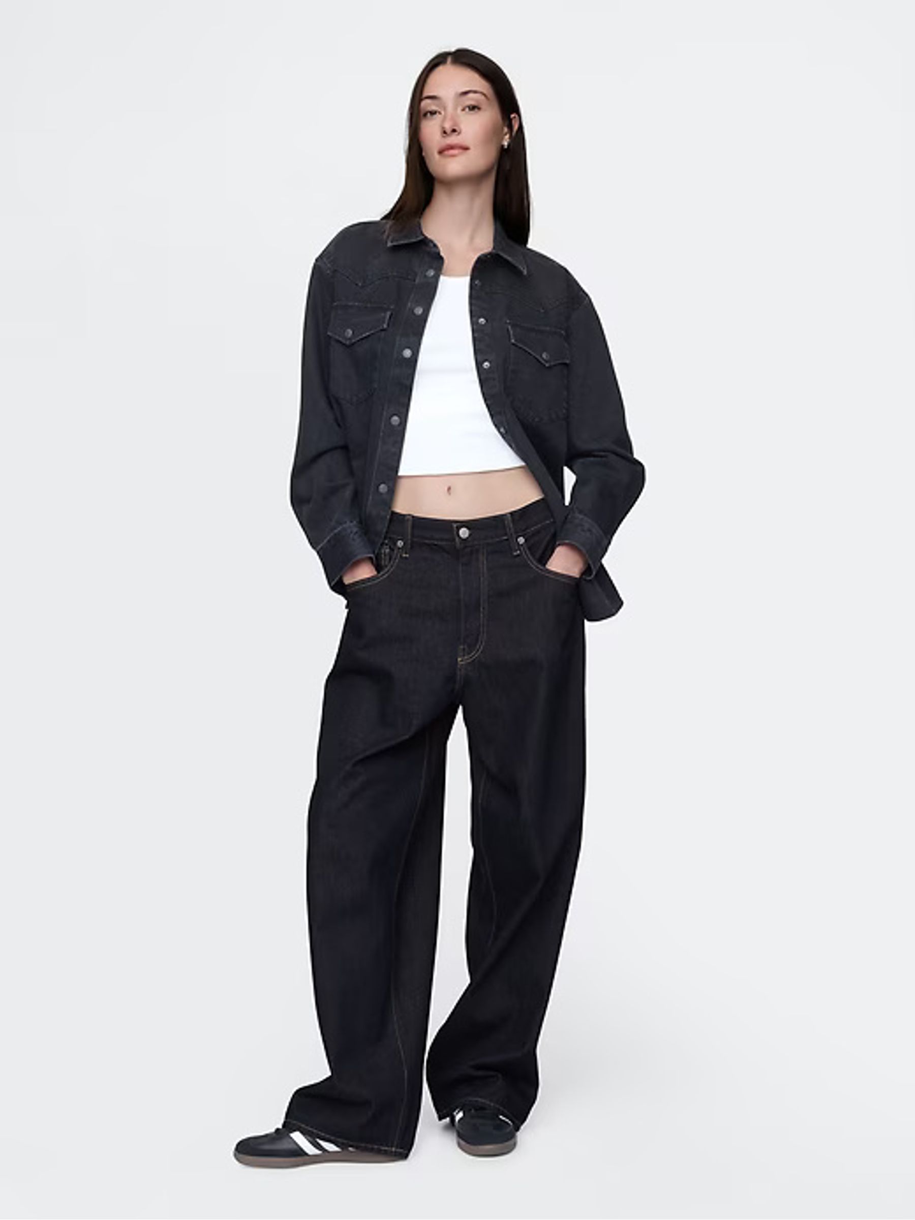 Blue Extra Baggy Jeans | Gap