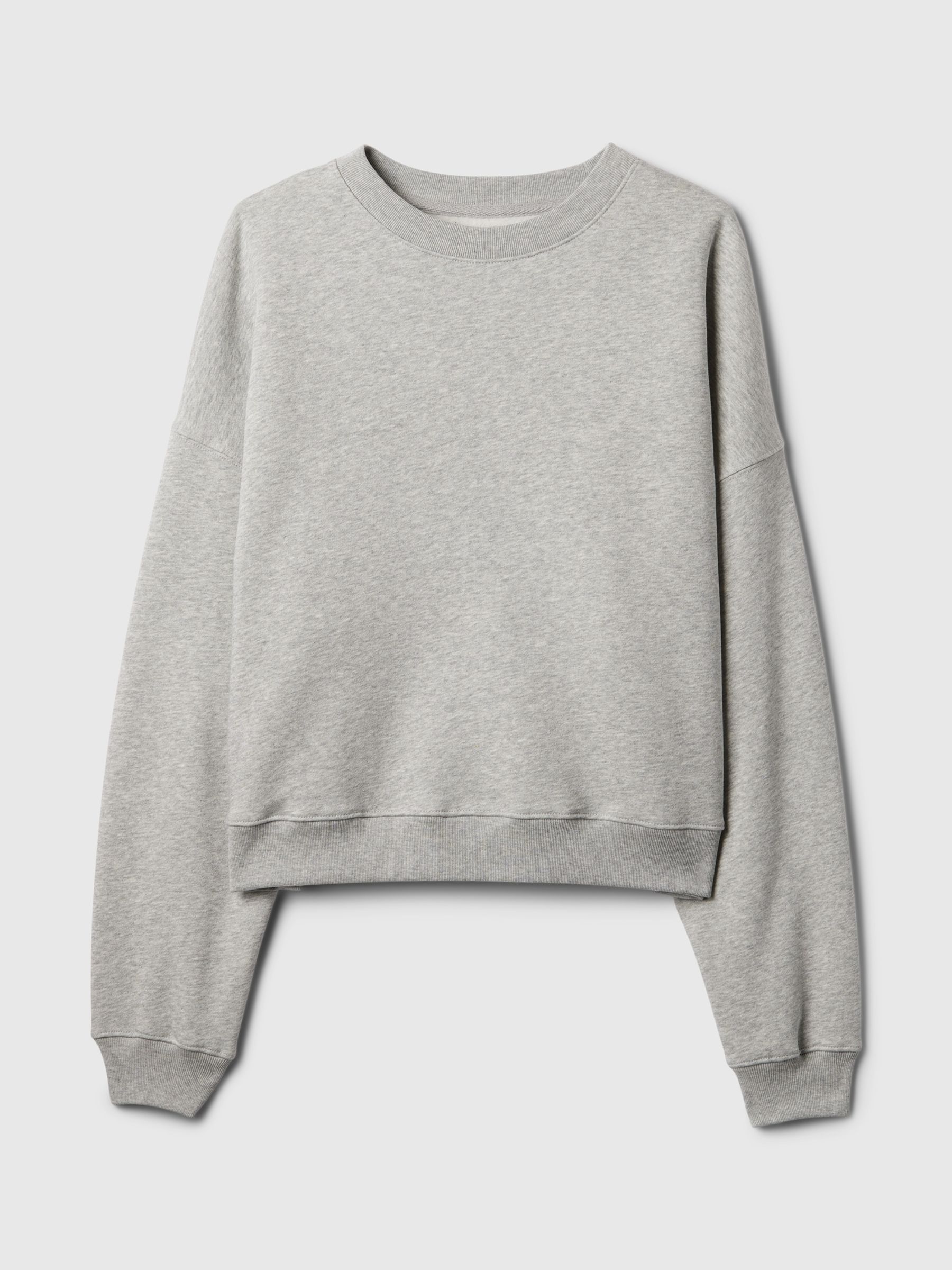 Grey Vintage Soft Wedge Crew Neck Sweatshirt - Image 4 of 4