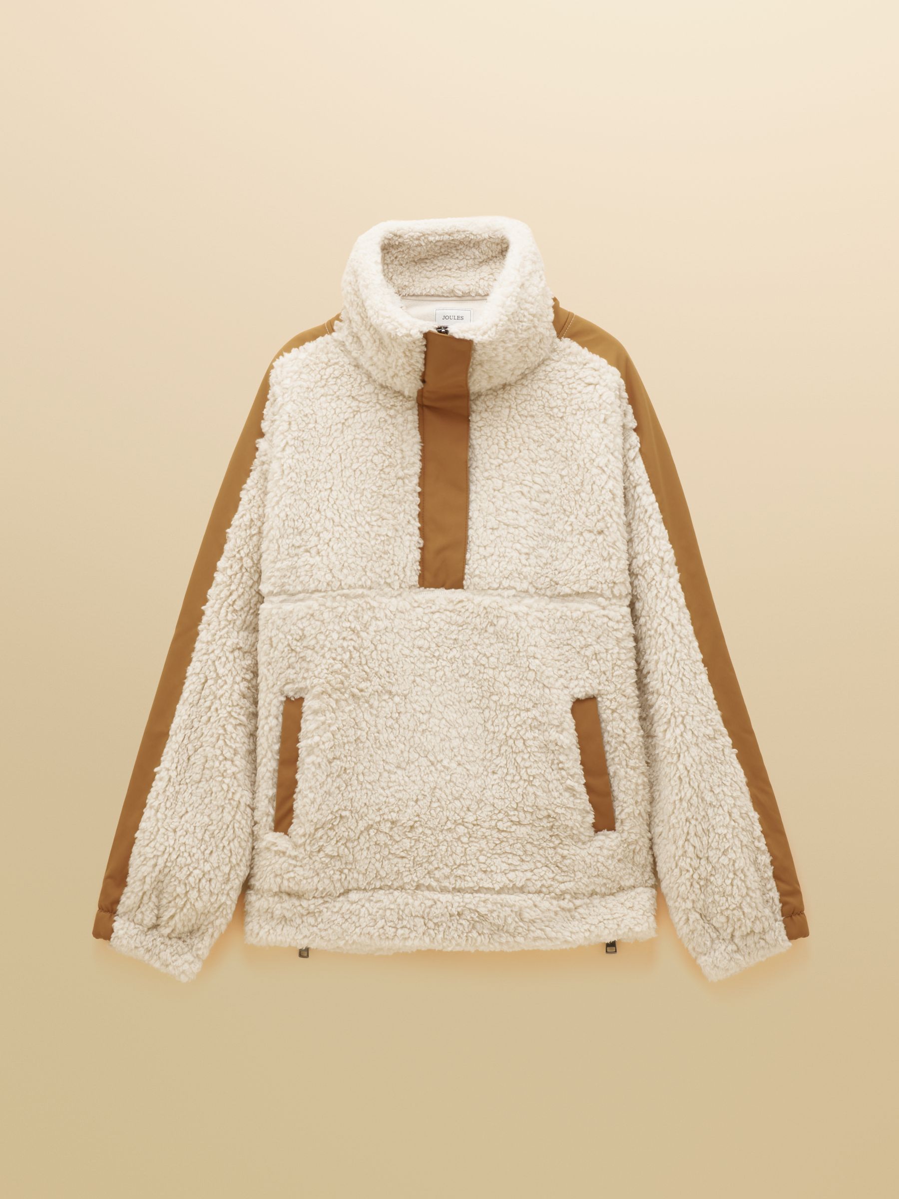 Tilly Cream Quarter Zip Borg Fleece - Image 9 of 9