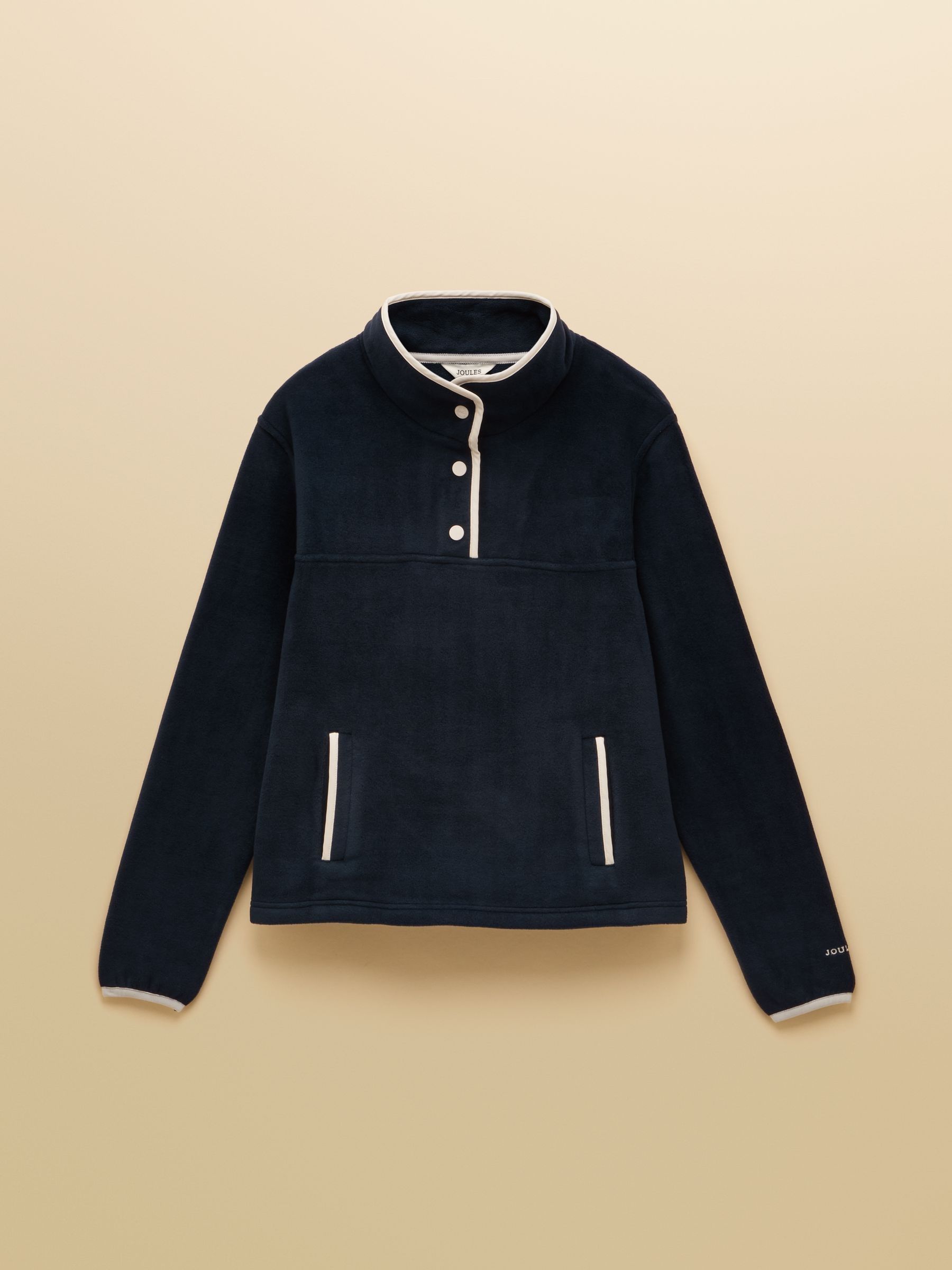 Navy Funnel Neck Fleece - Image 6 of 6