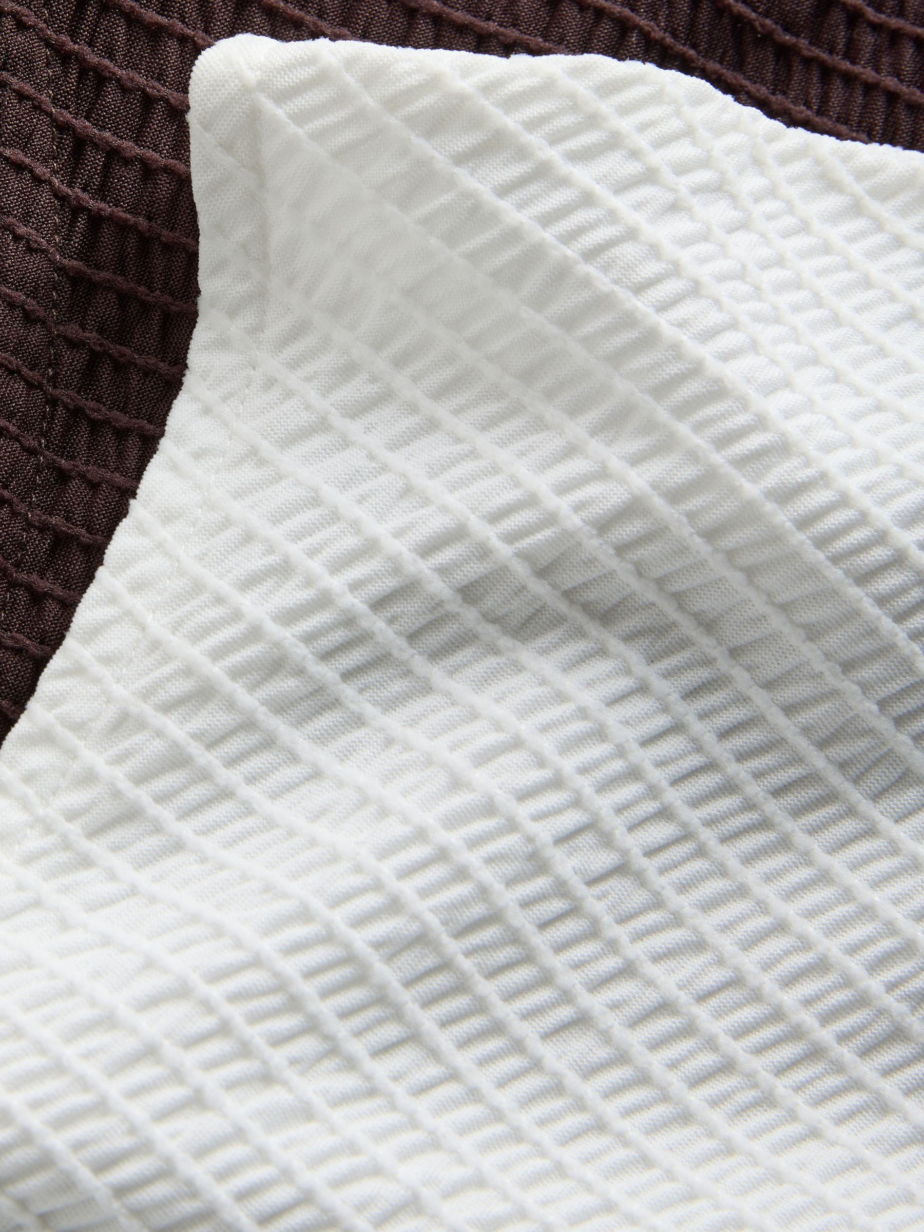 Black/White/Chocolate Brown 3 Pack Textured Cap Sleeve T-Shirts - Image 6 of 6