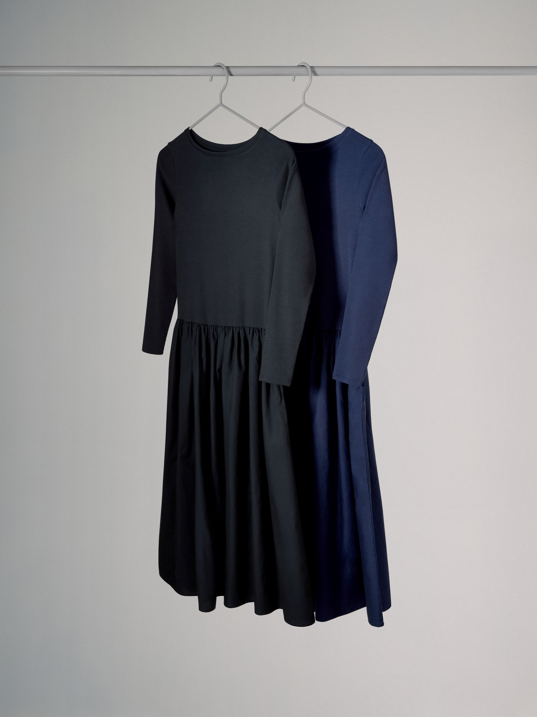 2 Pack Drop Waist Long Sleeve Dresses - Image 2 of 8