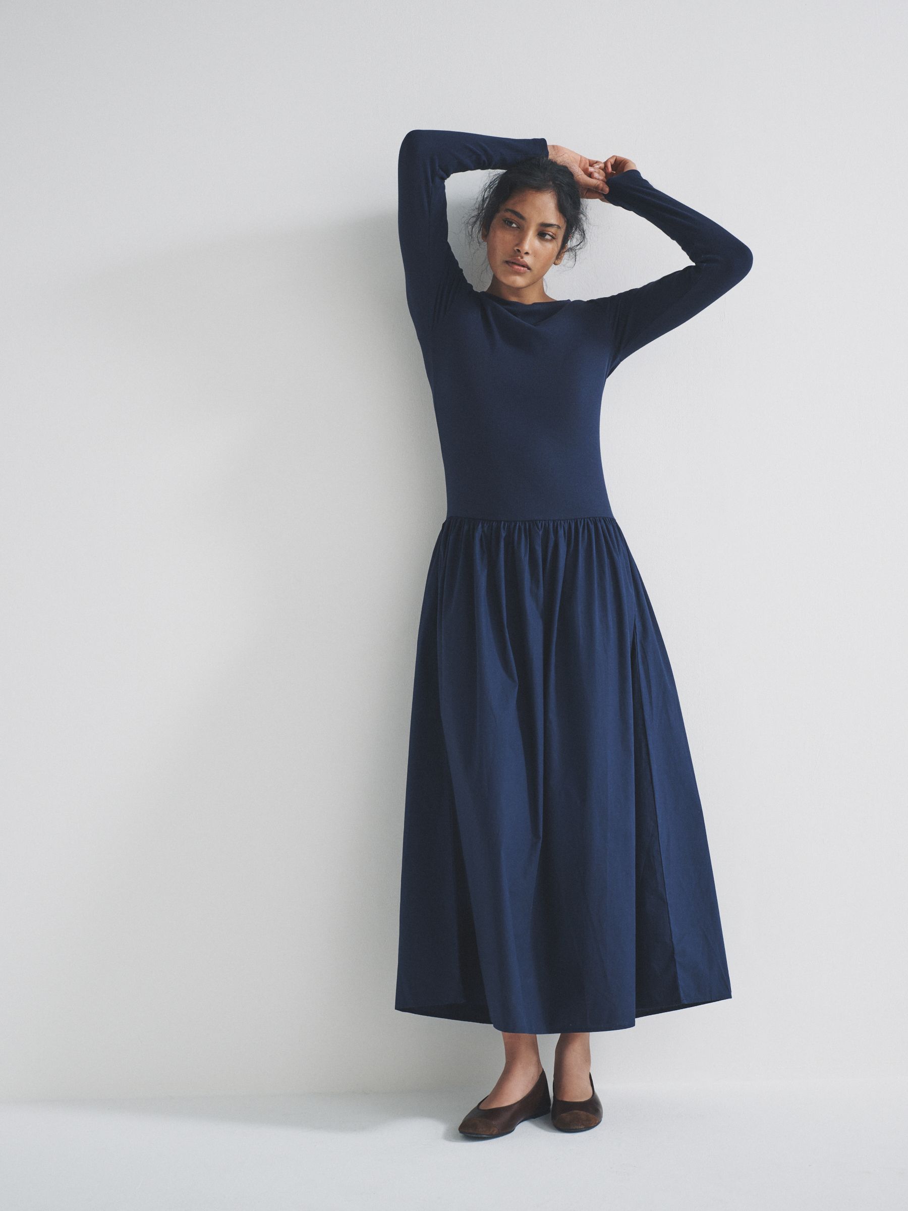 2 Pack Drop Waist Long Sleeve Dresses - Image 5 of 8