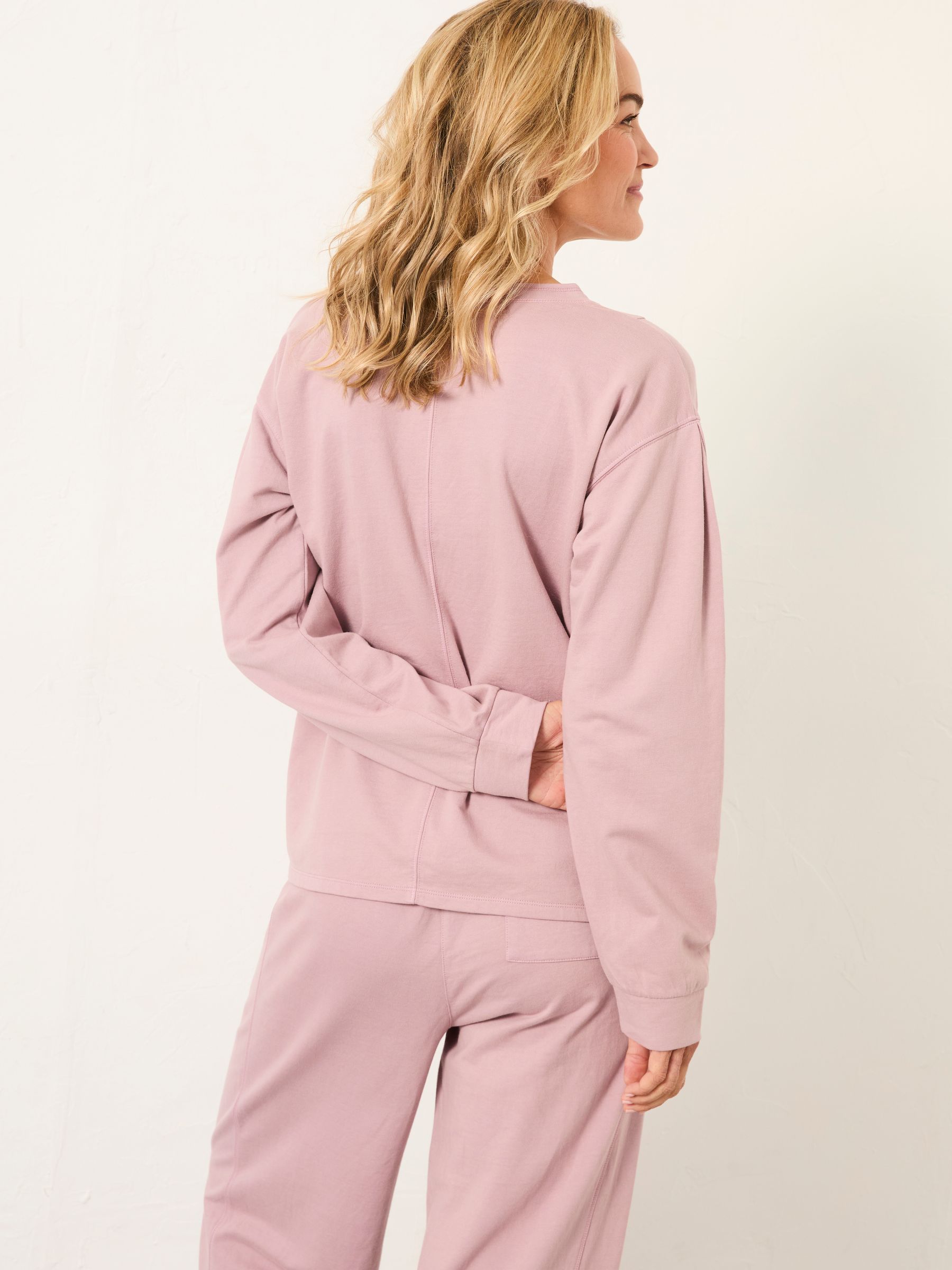 Lilac Purple Panelled Lounge Top - Image 2 of 5