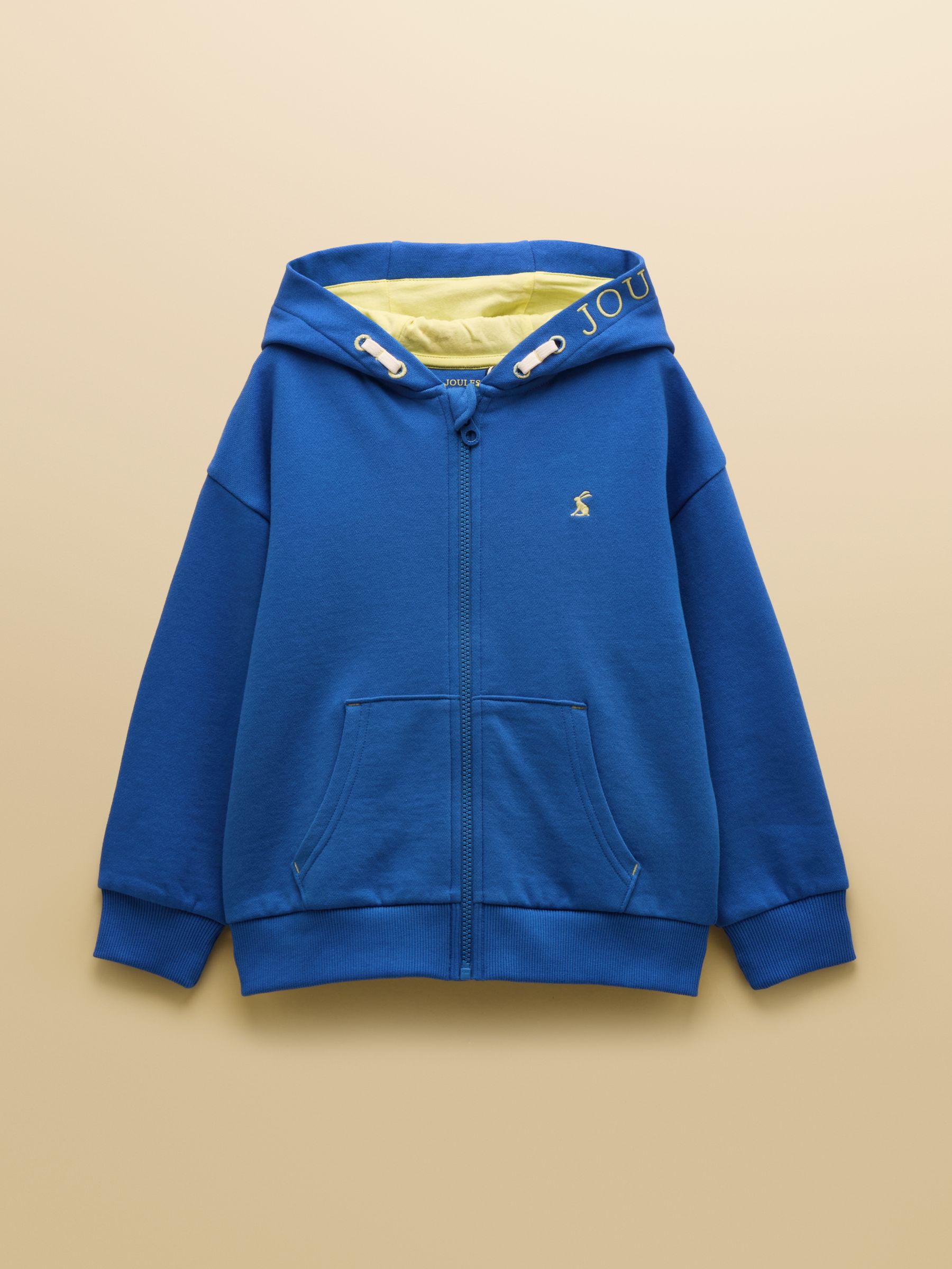 Boys' Rex Blue Zip Through Hoodie - Image 1 of 4