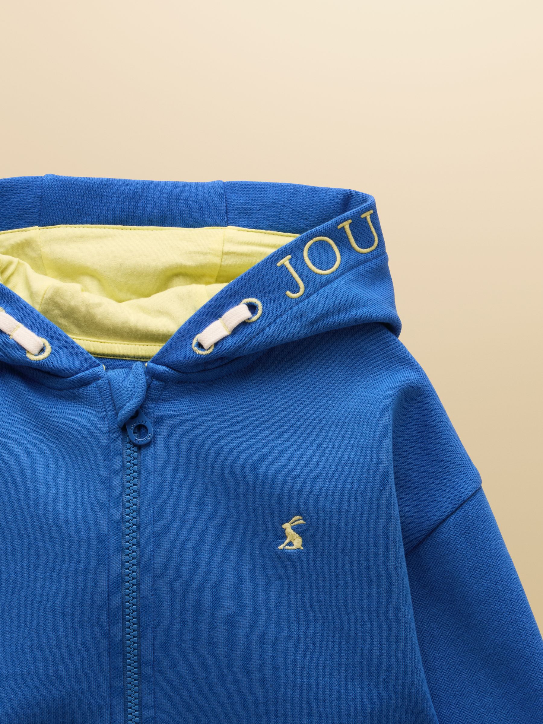 Boys' Rex Blue Zip Through Hoodie - Image 3 of 4