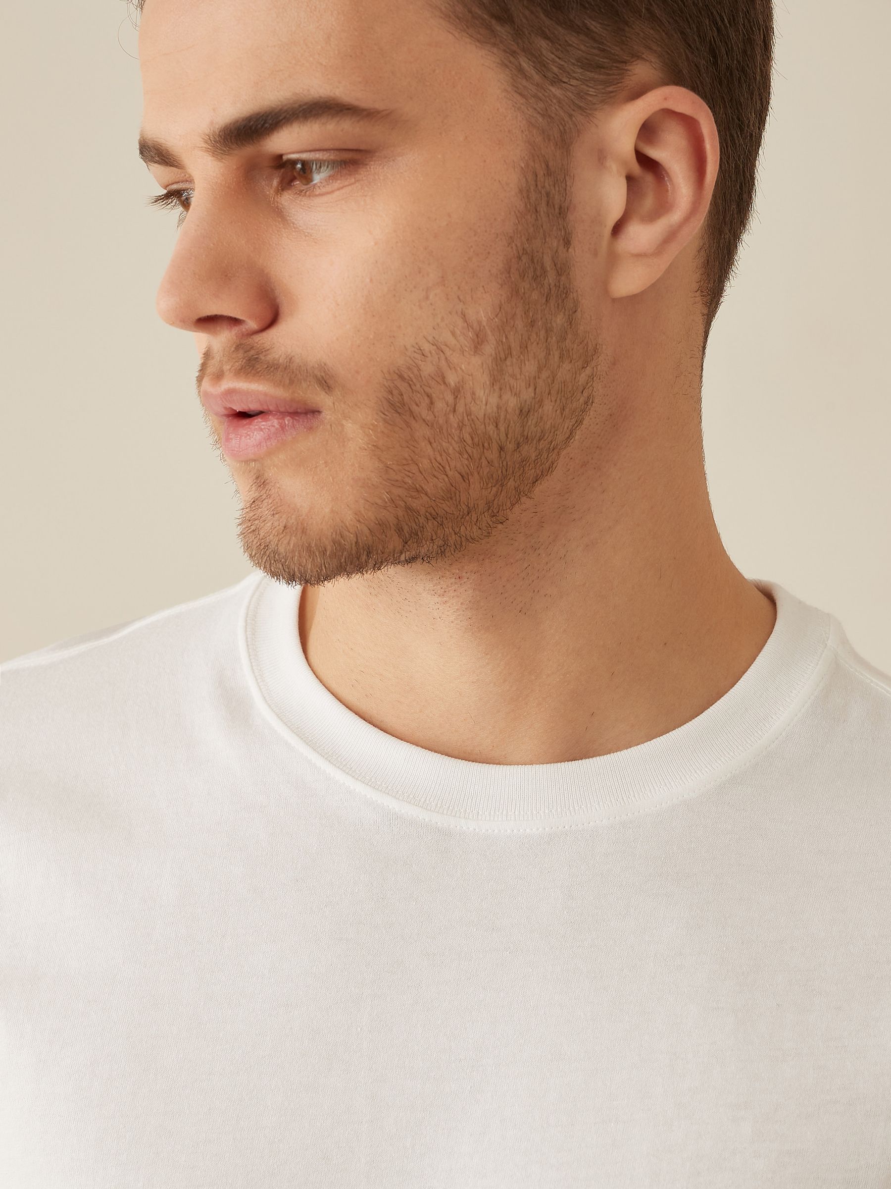 White Everyday Soft Crew Neck T-Shirt - Image 7 of 11