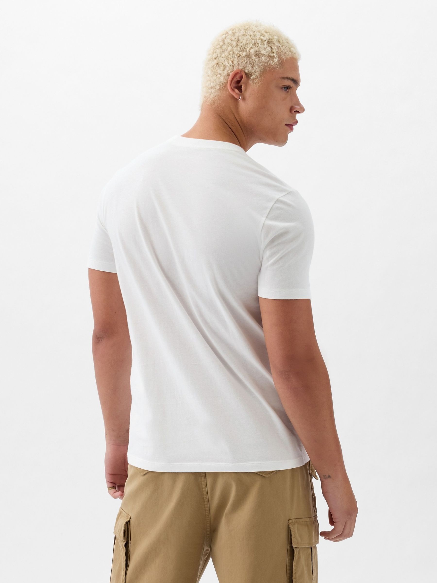 White Everyday Soft Crew Neck T-Shirt - Image 9 of 11