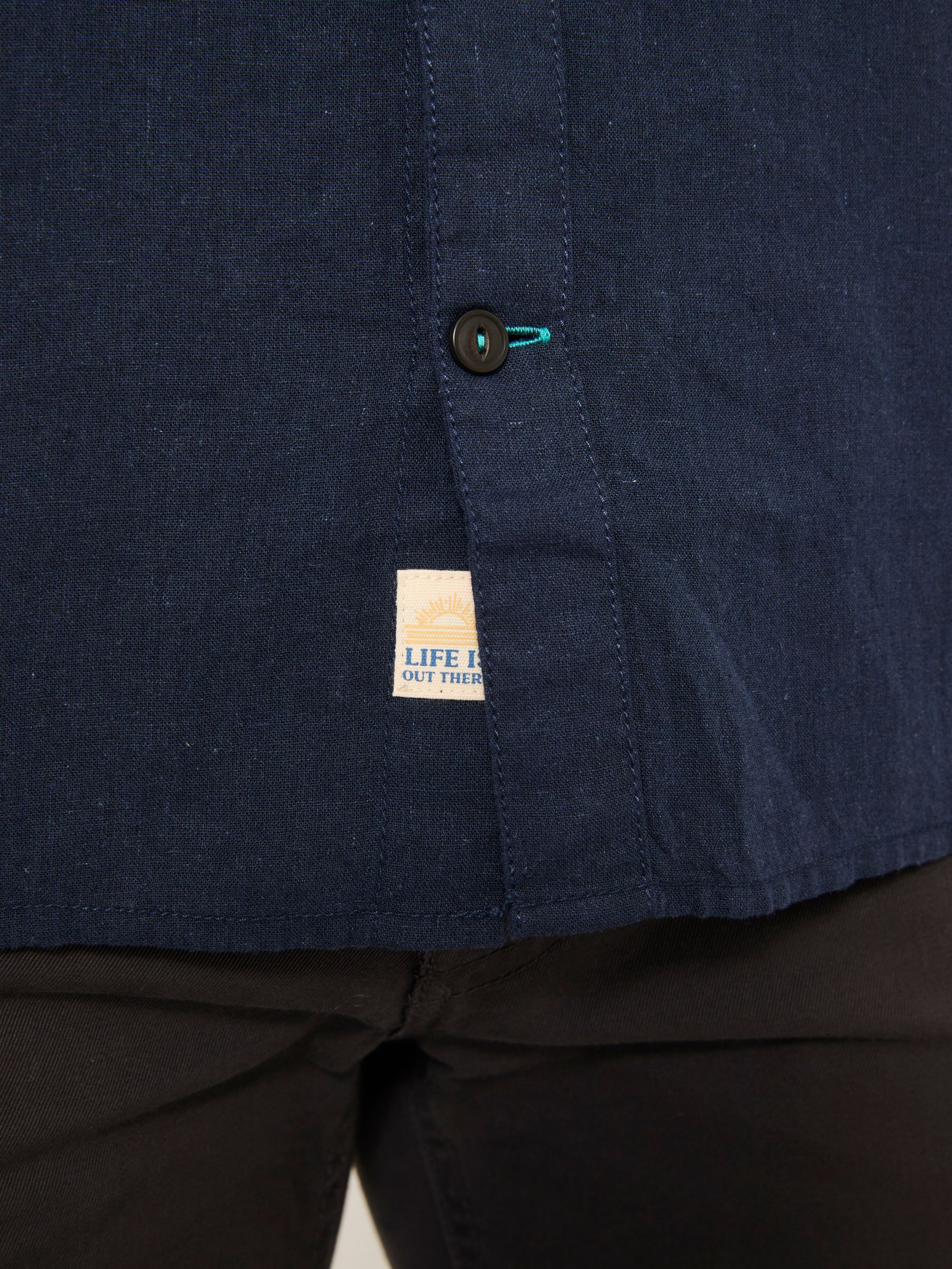 Bugle Navy Short Sleeve 1 pocket Shirt - Image 3 of 6