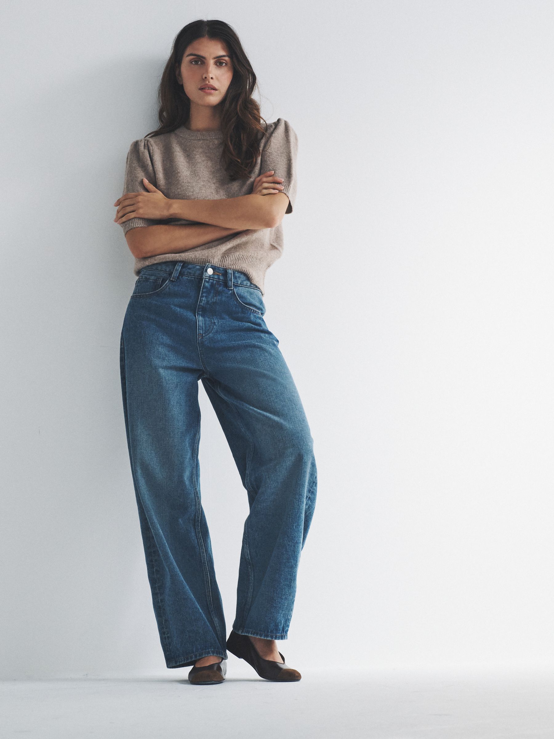 Cream/Oatmeal 2 Pack Knitted T-Shirts - Image 4 of 6