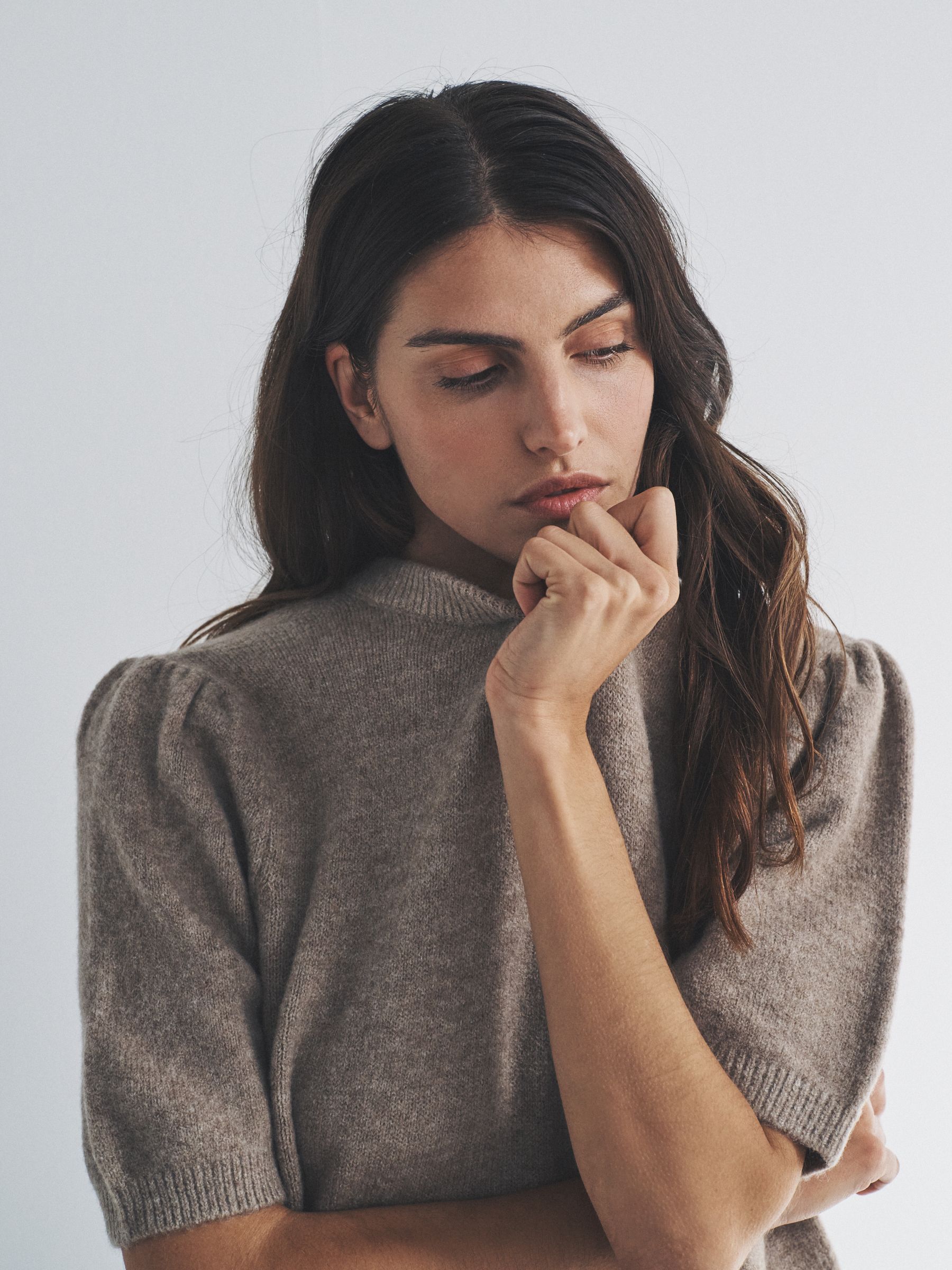 Cream/Oatmeal 2 Pack Knitted T-Shirts - Image 5 of 6