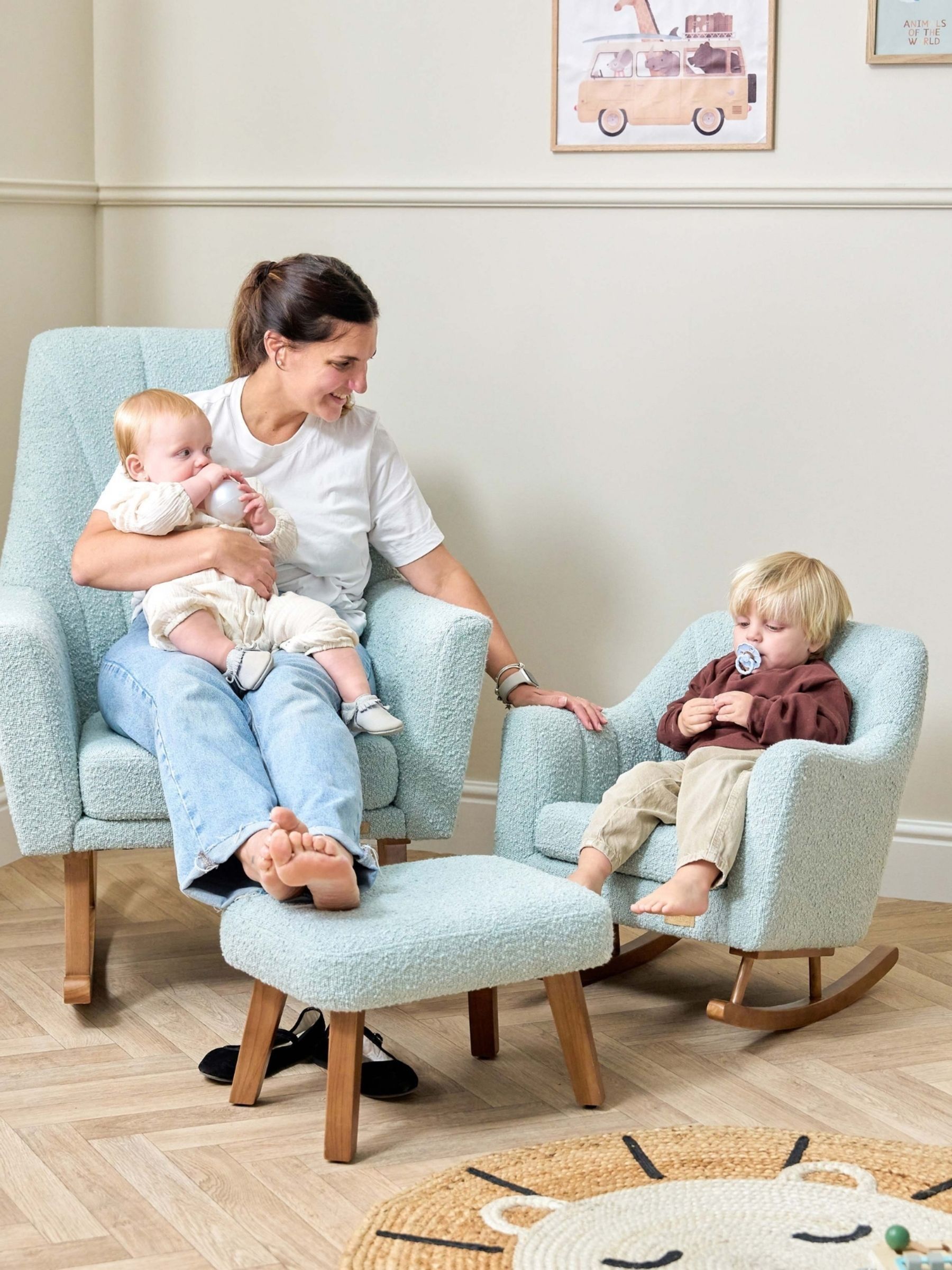 Ocean Stone Jonah Mini Me Childrens Rocking Chair - Image 2 of 5