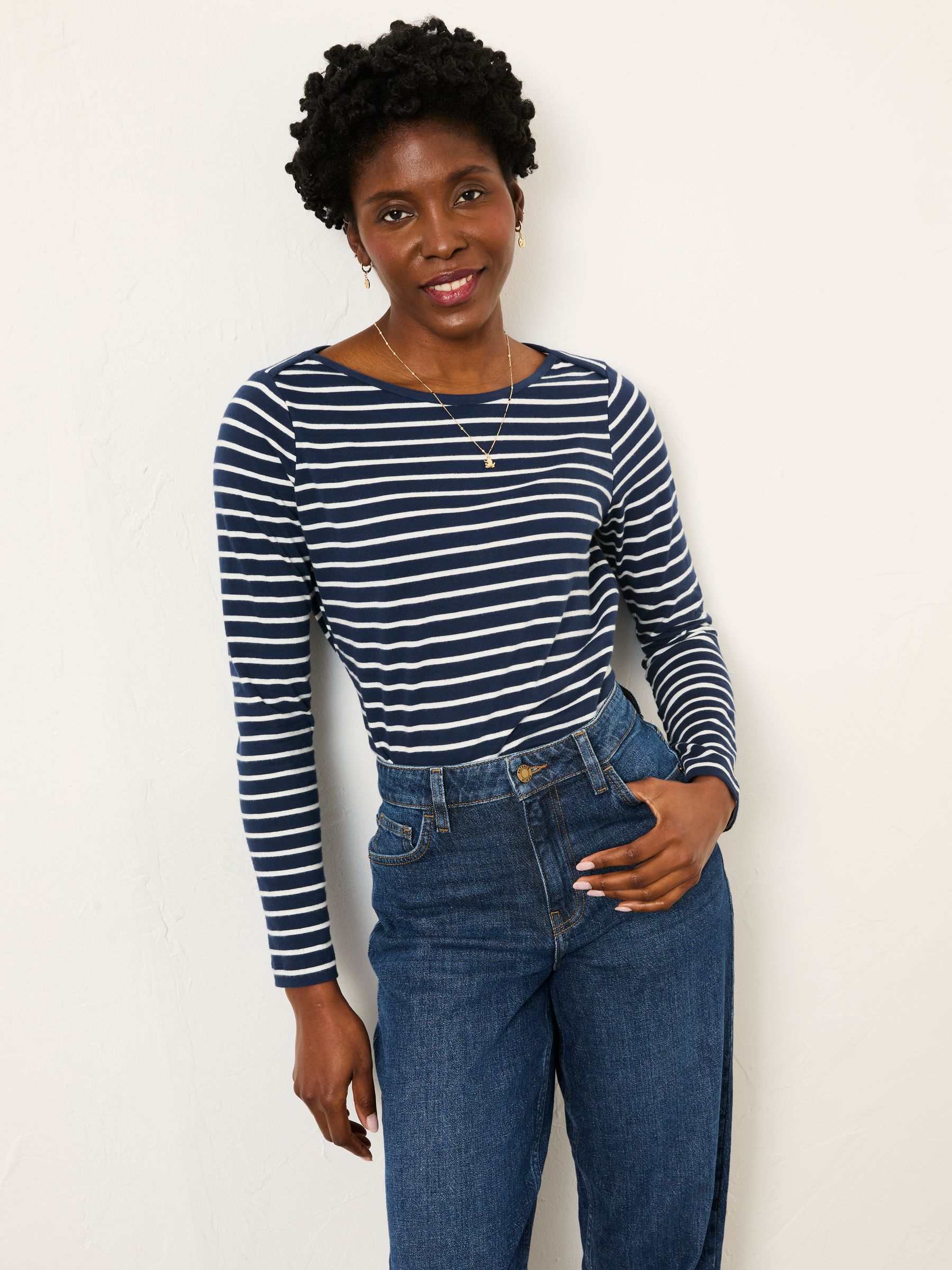 Breton Navy T Shirt - Image 1 of 6