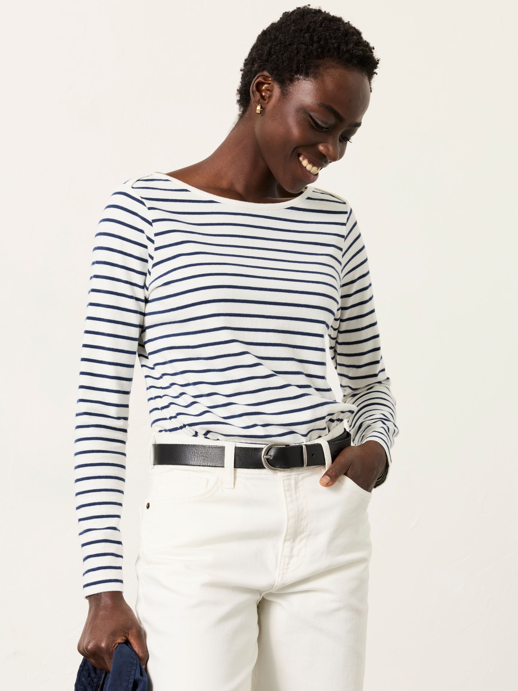 Striped 100% Cotton T-shirt