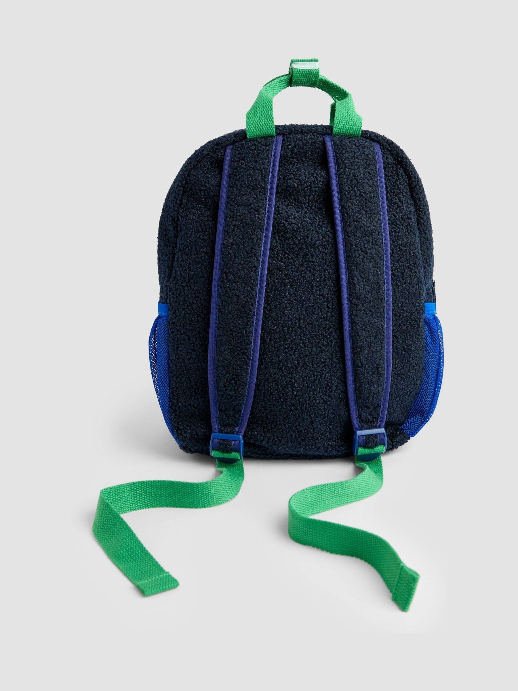 Borg Colour Block Medium Backpack | JoJo Maman Bébé USA