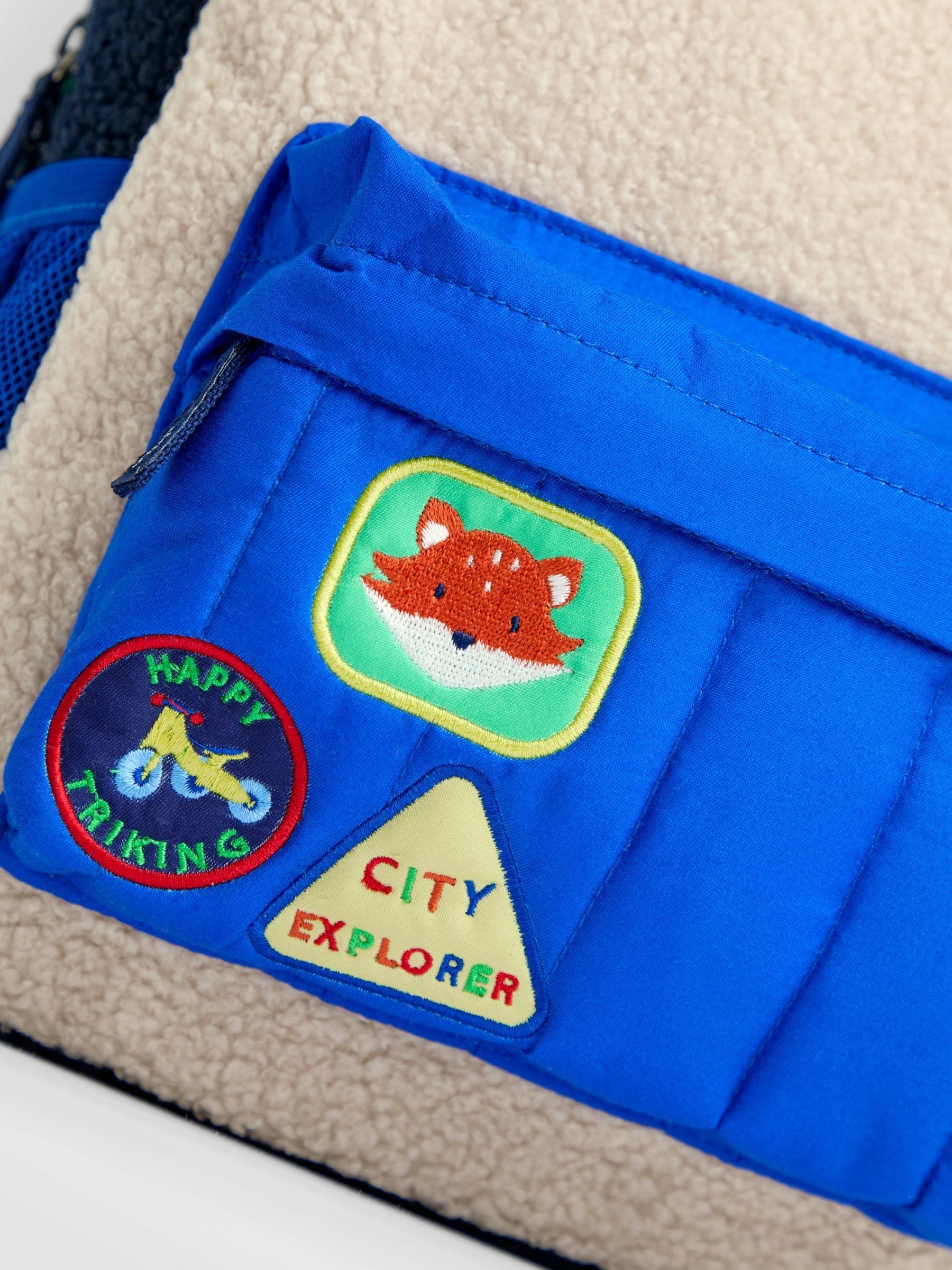 Borg Colour Block Medium Backpack - Image 7 of 9