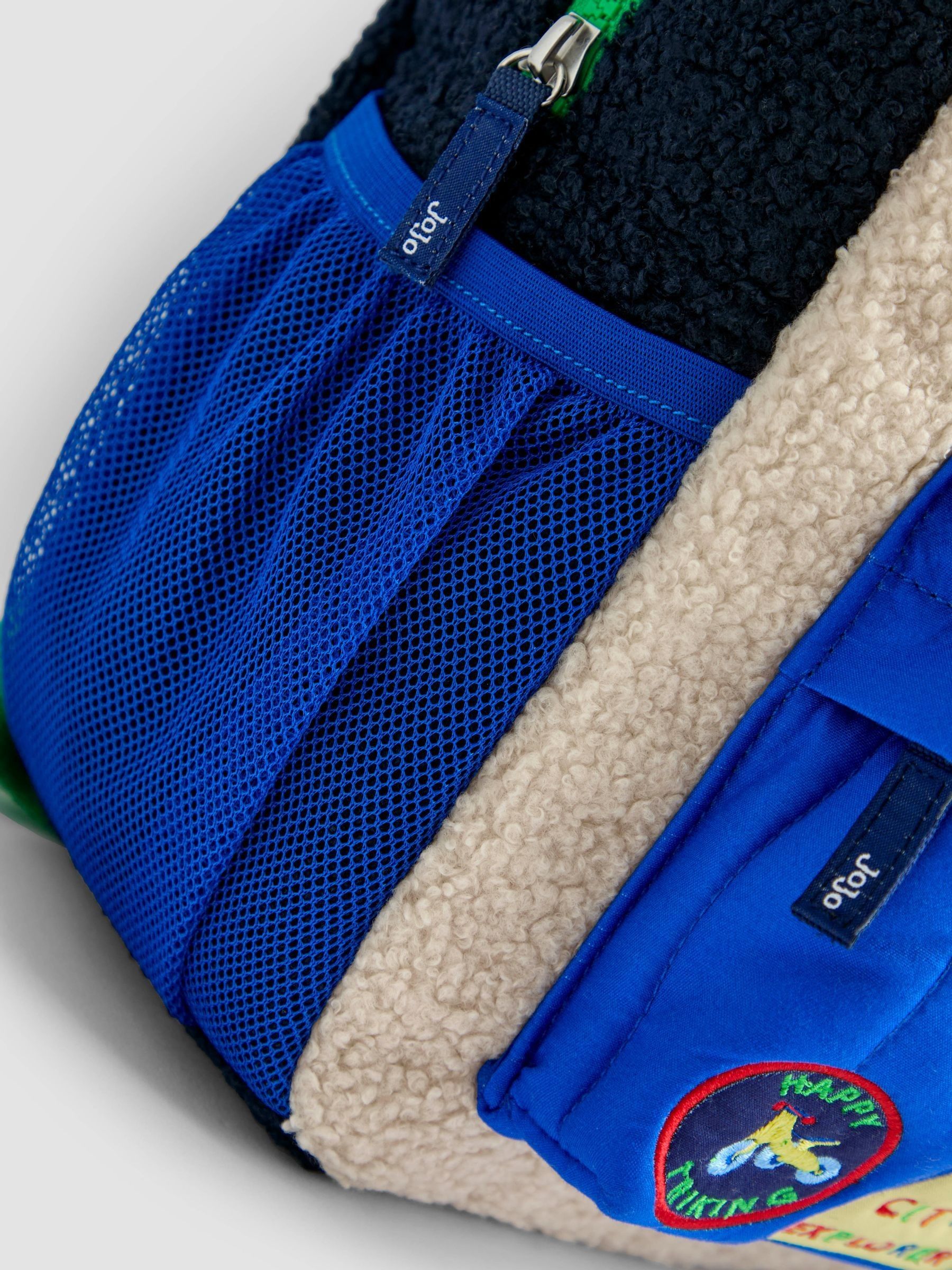 Borg Colour Block Medium Backpack - Image 9 of 9 Borg Colour Block Medium Backpack - Image 9 of 9