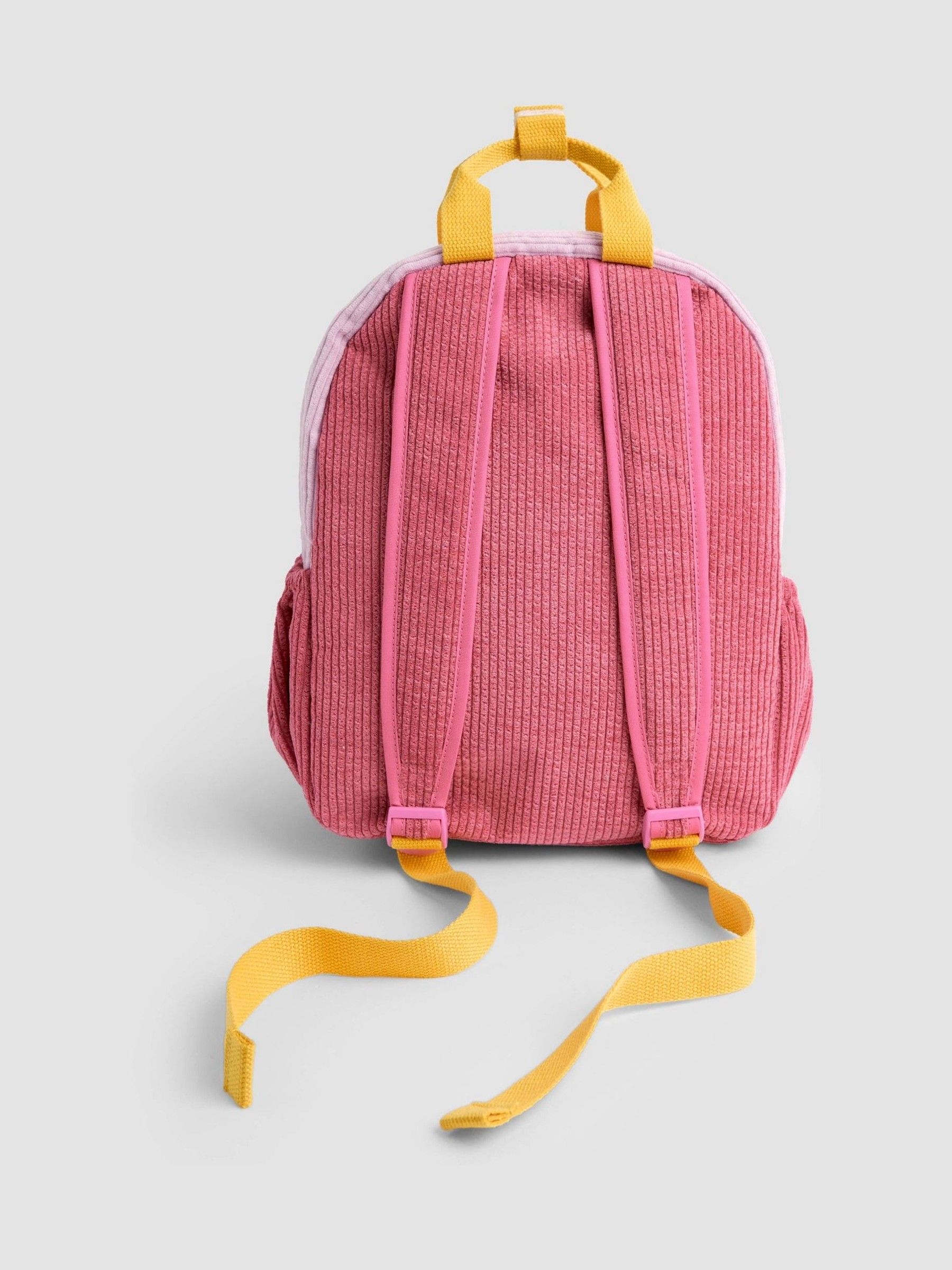 Pink Cherry Borg Colour Block Medium Backpack - Image 4 of 7