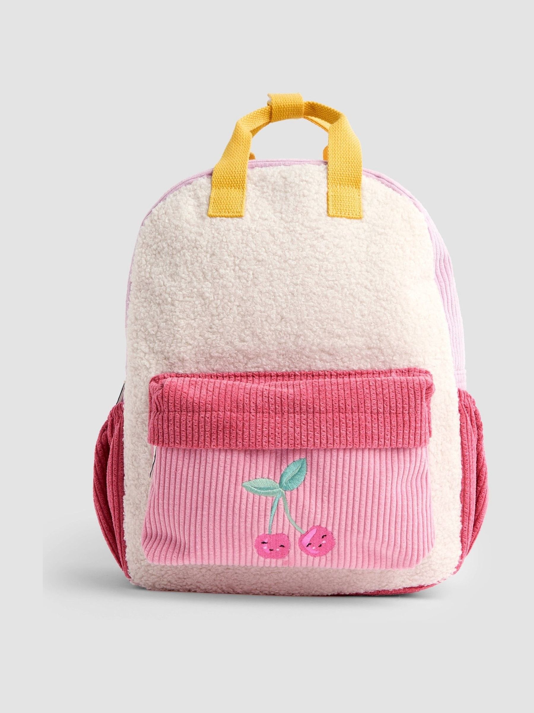 Pink Cherry Borg Colour Block Medium Backpack - Image 7 of 7