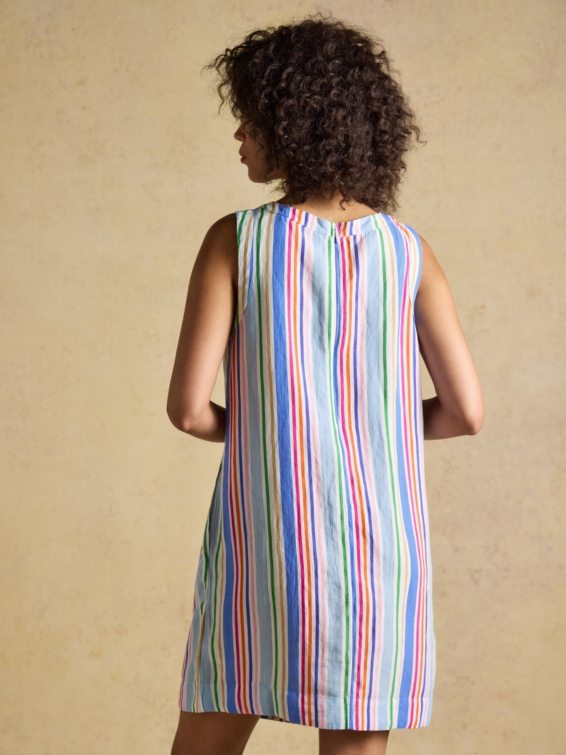 Delphine Multi Striped Shift Dress - Image 2 of 10