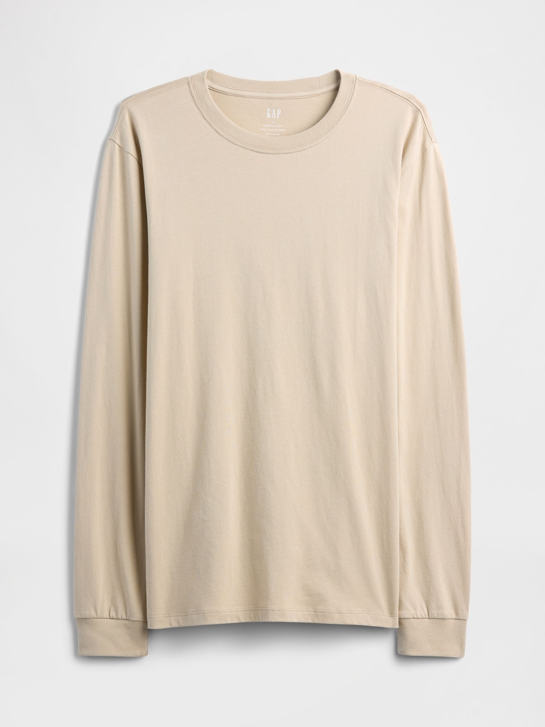 Beige Everyday Long Sleeve T-Shirt - Image 5 of 5