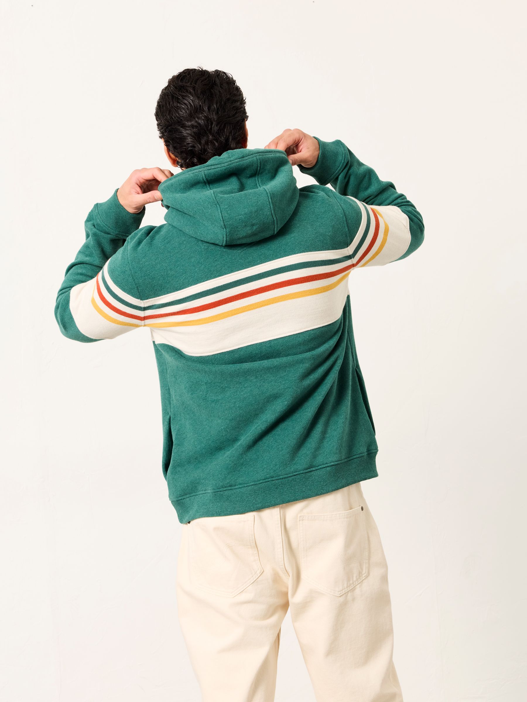 Brooke Jade Green Overhead Cut and Sew Hoodie - Image 3 of 7