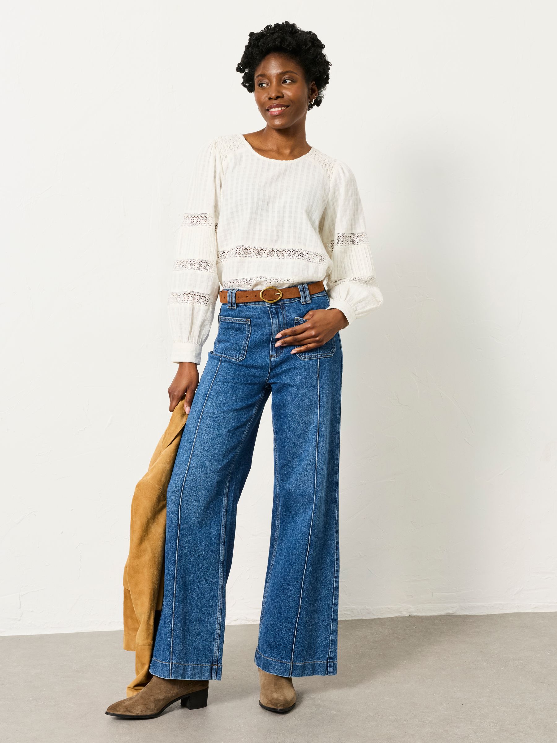 Honey Ivory Petite Blouse - Image 4 of 7