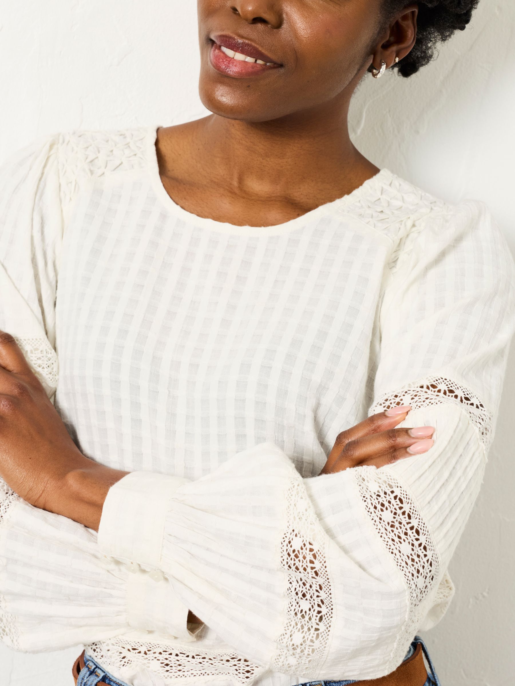 Honey Ivory Petite Blouse - Image 5 of 7