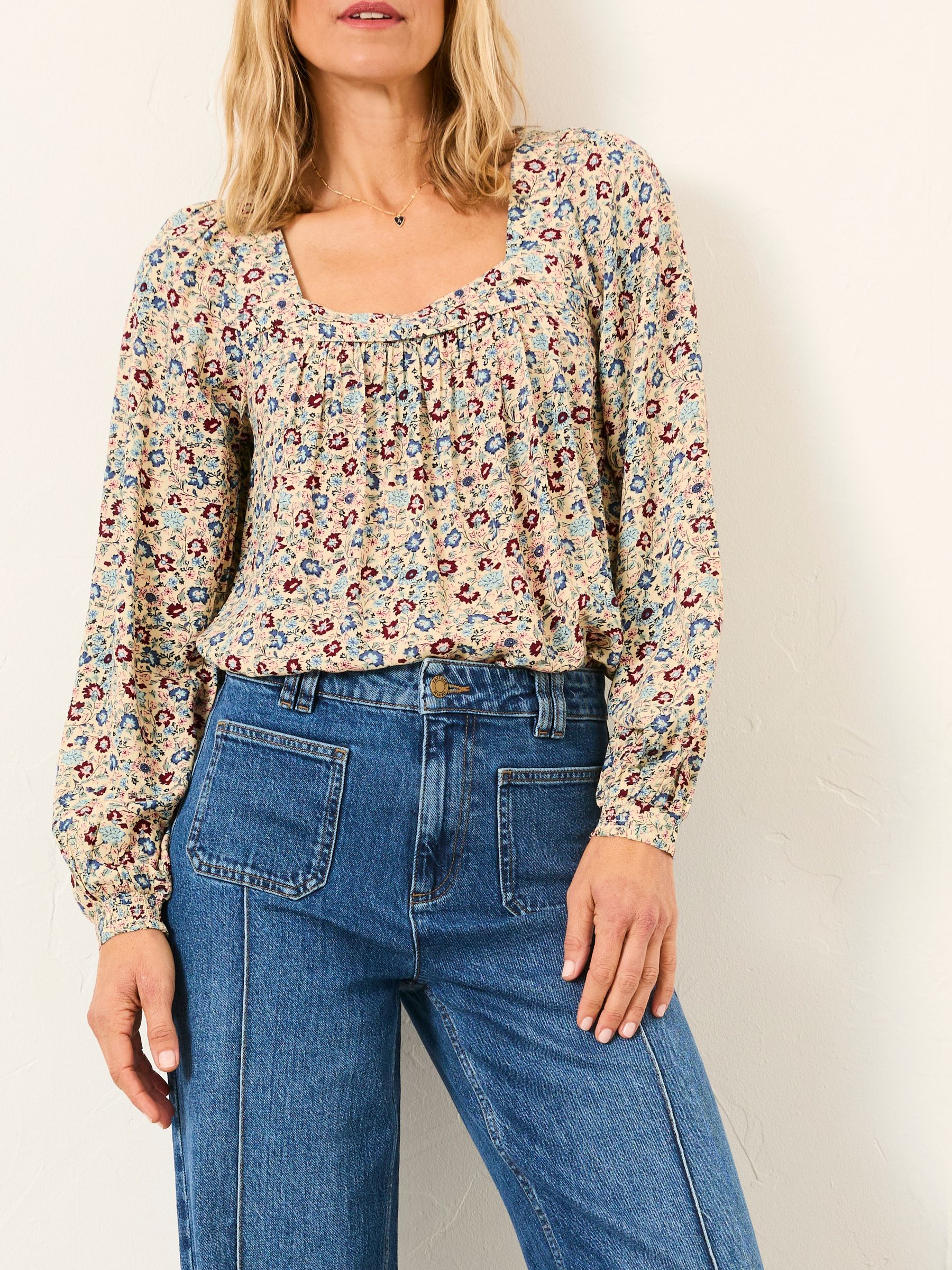 Cat Multi Vintage Ditsy Petite Blouse - Image 3 of 4