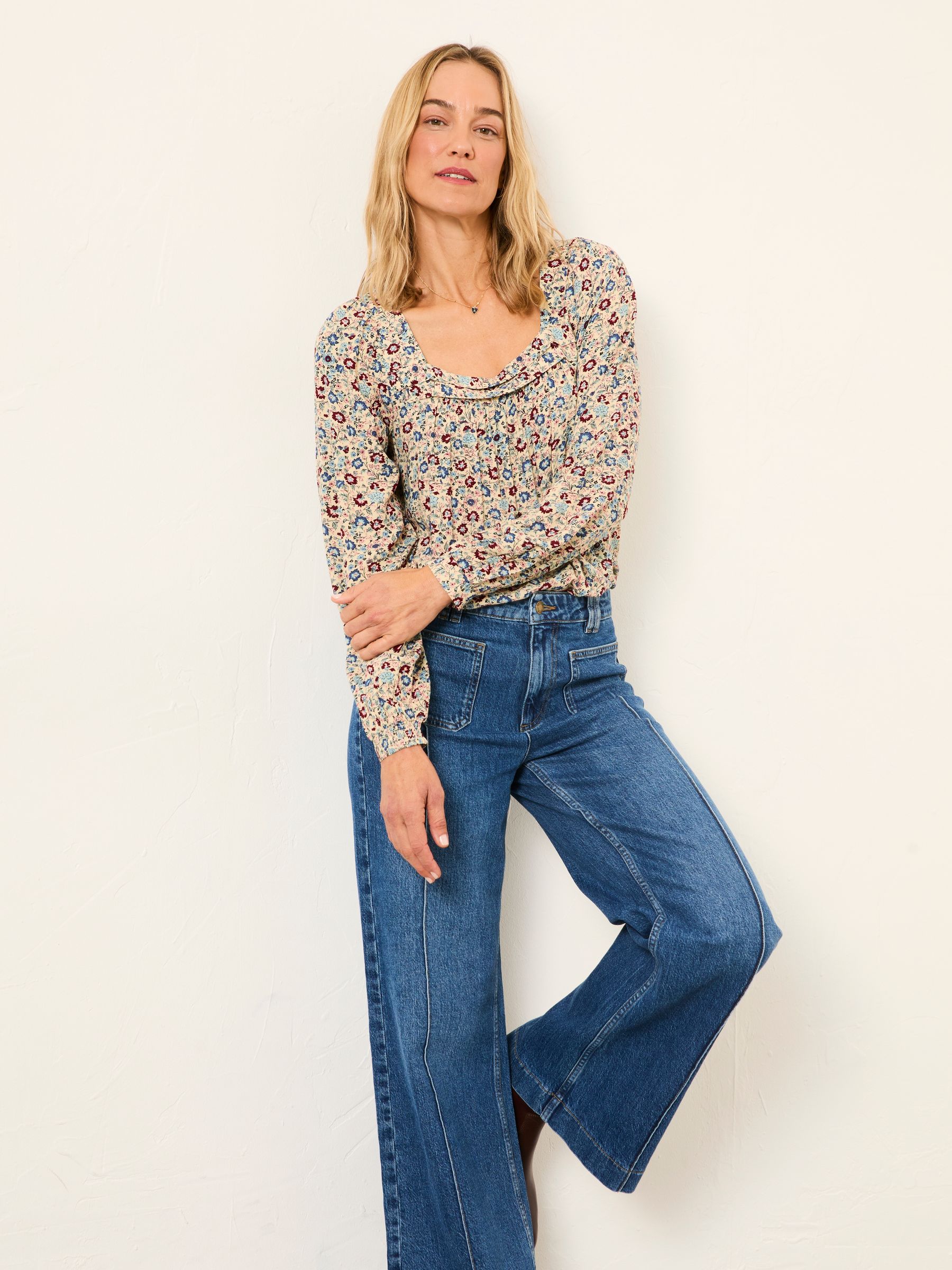 Cat Multi Vintage Ditsy Petite Blouse - Image 4 of 4