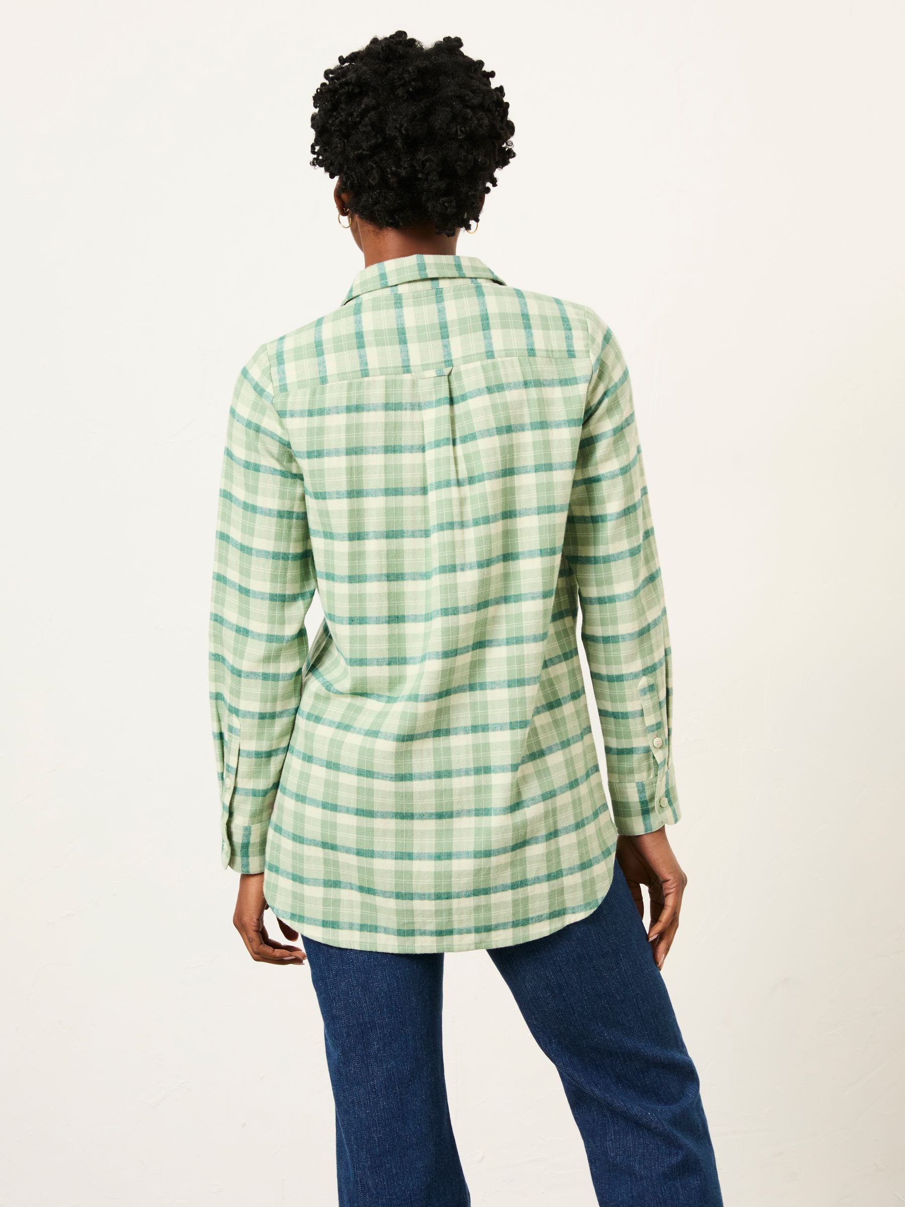 Olivia Green Petite Check Shirt - Image 2 of 6
