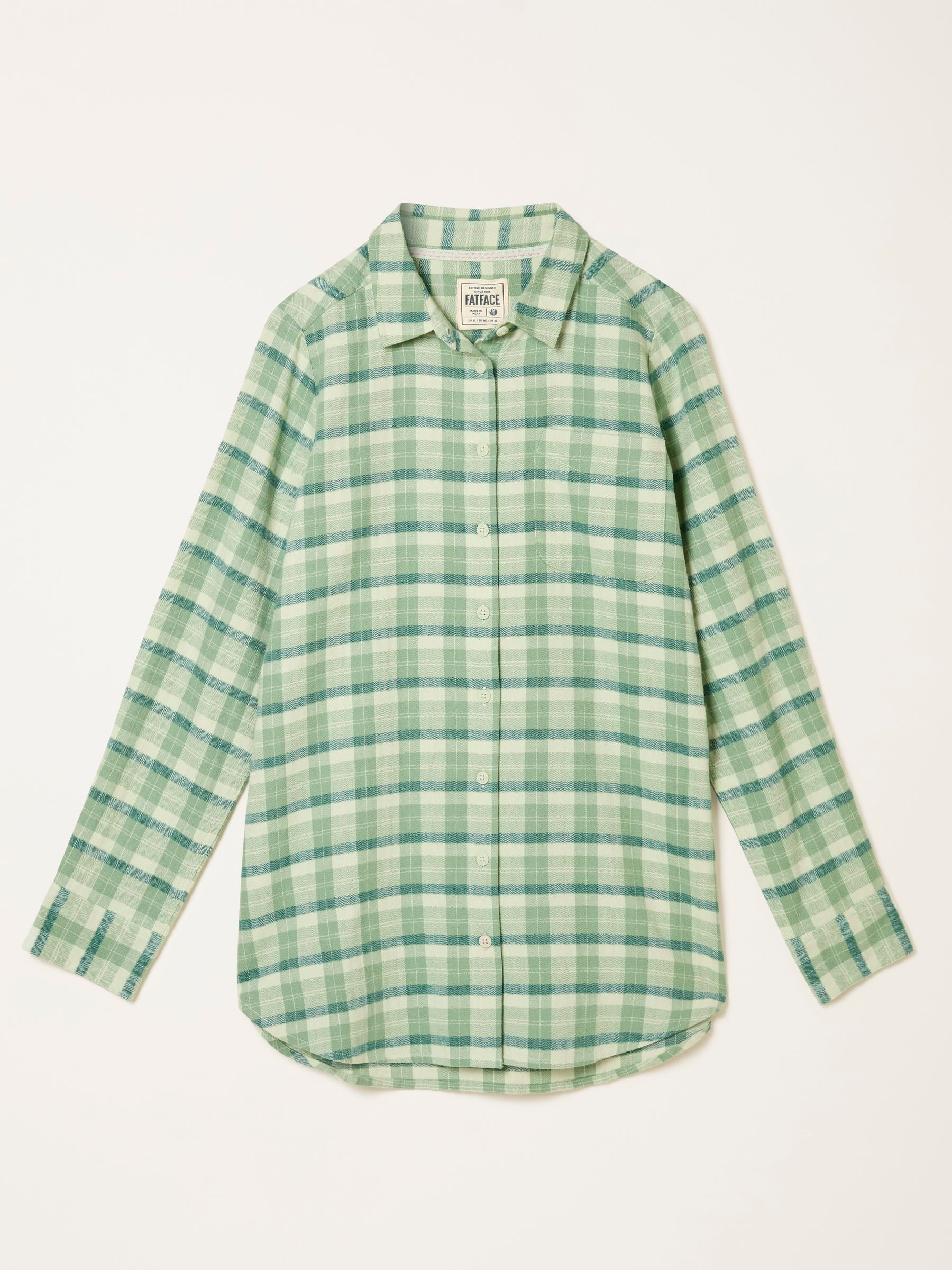 Olivia Green Petite Check Shirt - Image 6 of 6