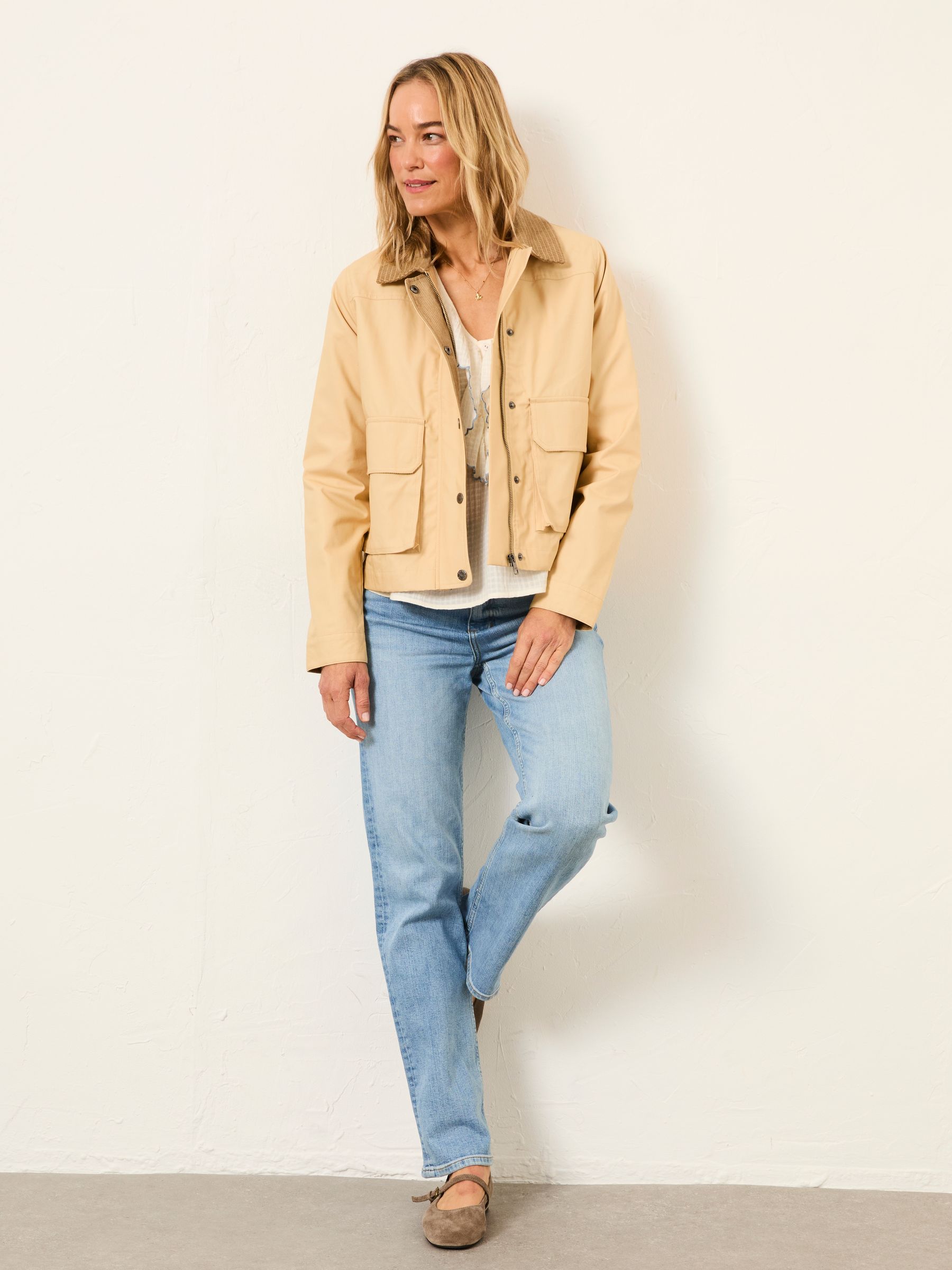 Carly White Petite Blouse - Image 4 of 5