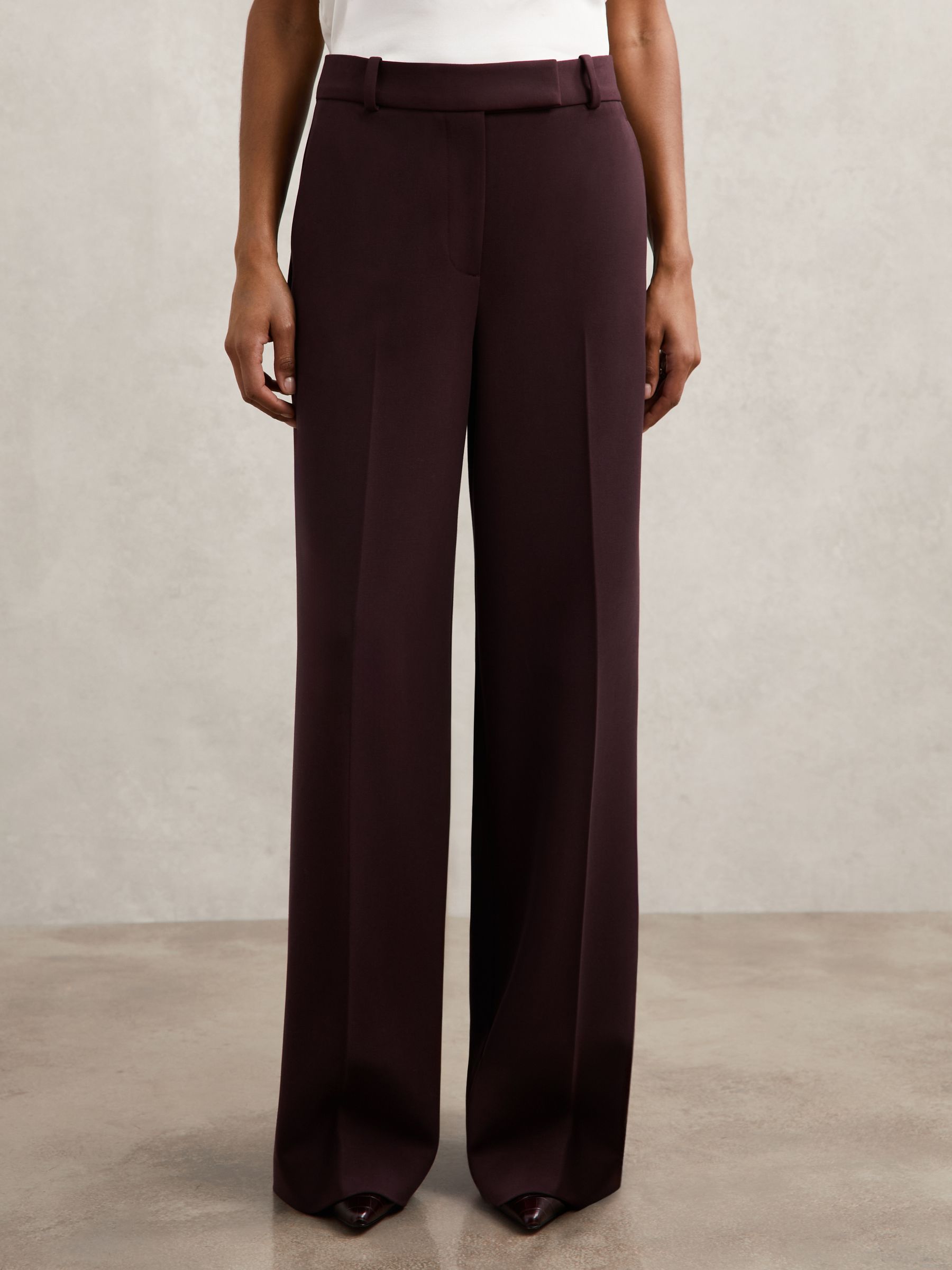 Suit Trousers in Berry - Image 3 of 7