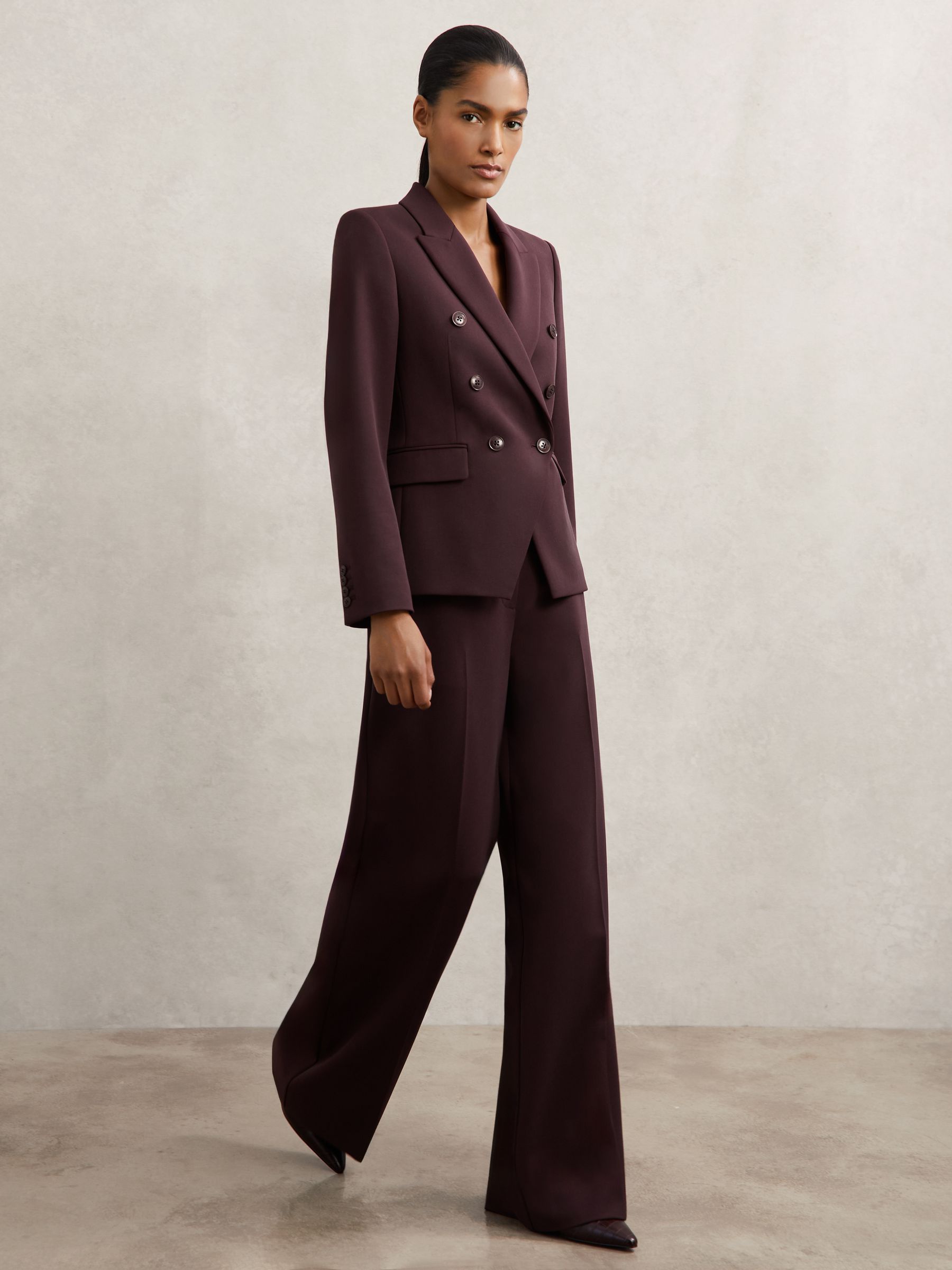 Suit Trousers in Berry - Image 6 of 7