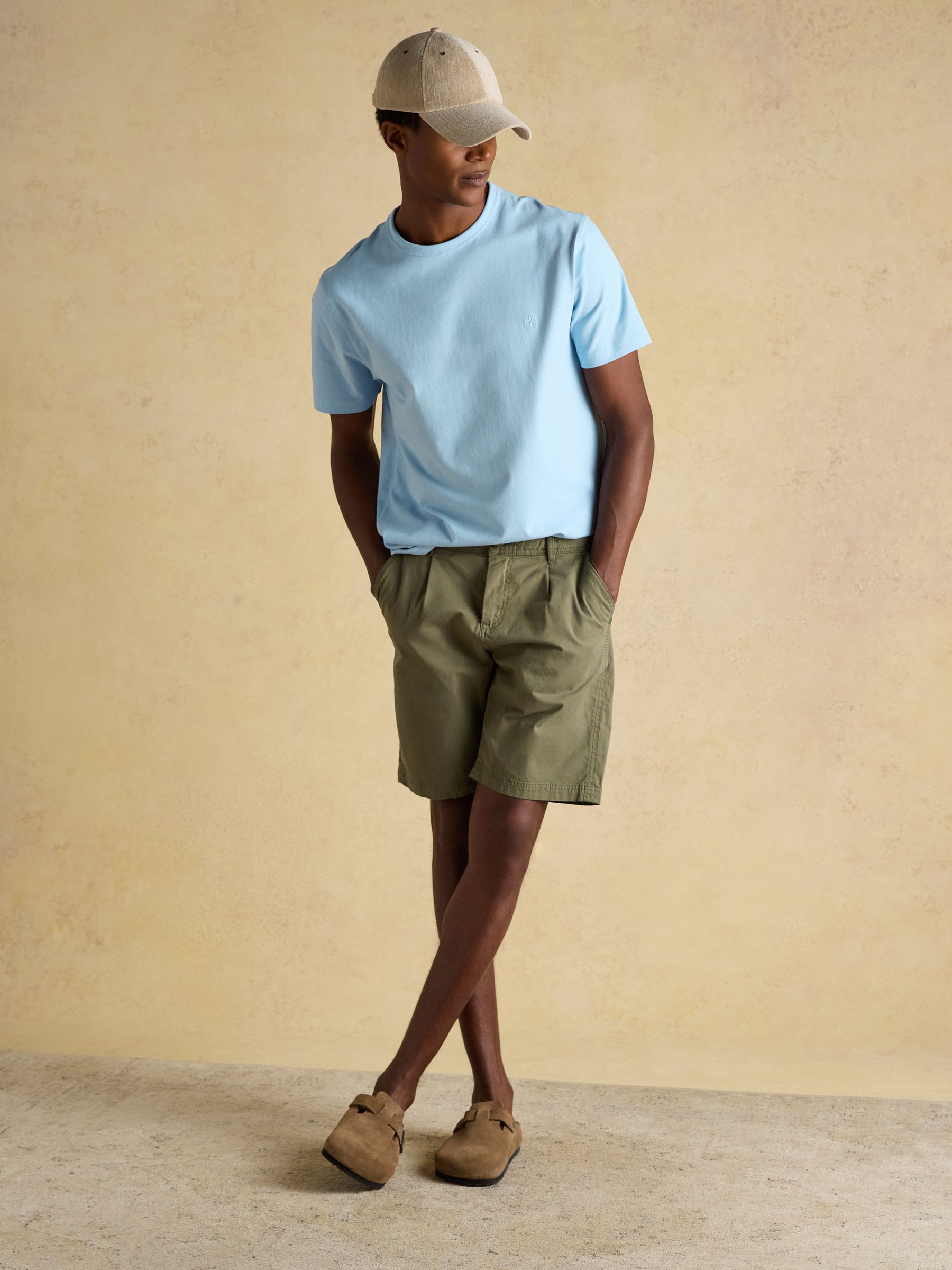 Rugby Club Light Blue Crew Neck Cotton T-Shirt - Image 10 of 11