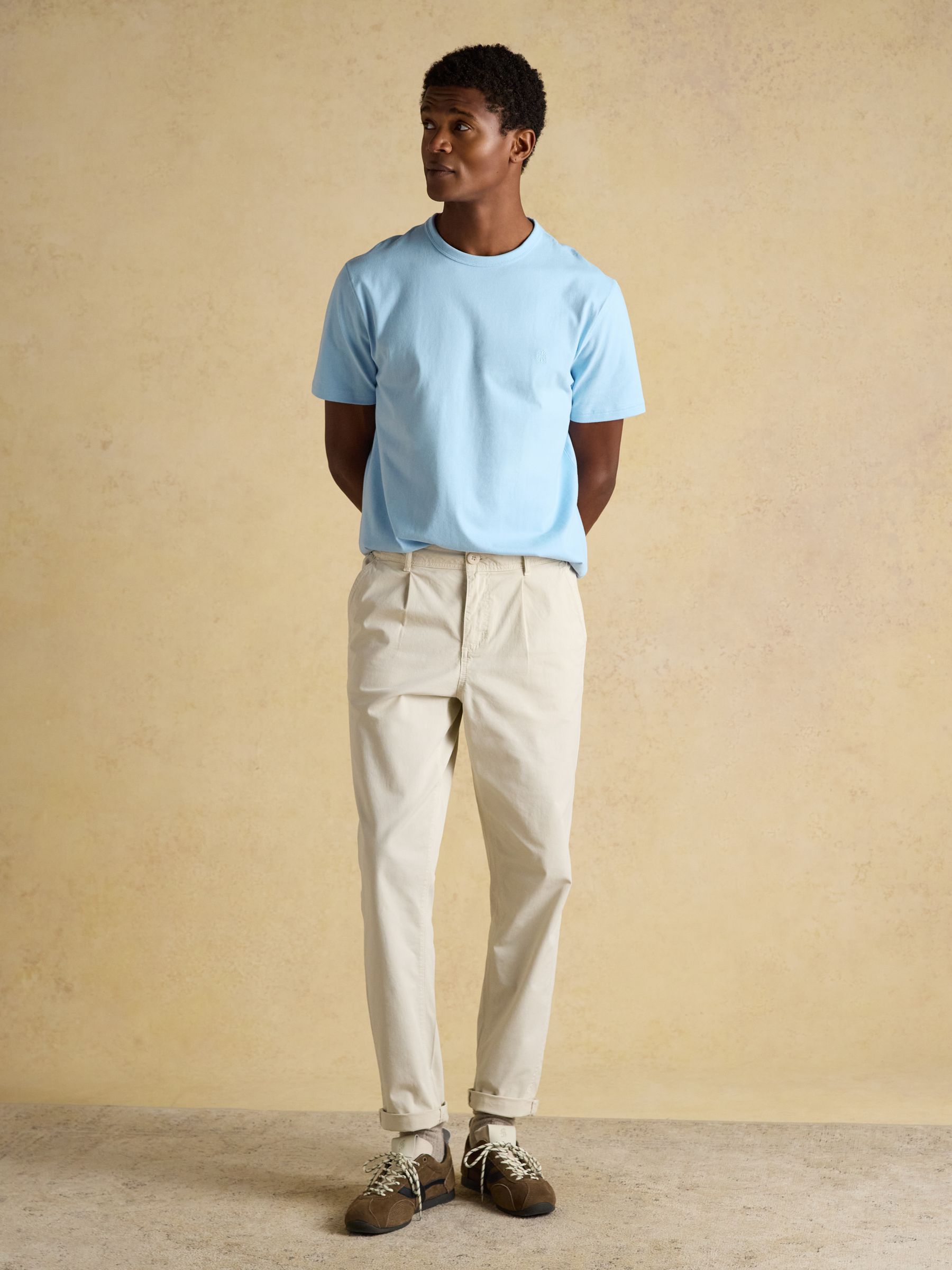 Rugby Club Light Blue Crew Neck Cotton T-Shirt - Image 4 of 11