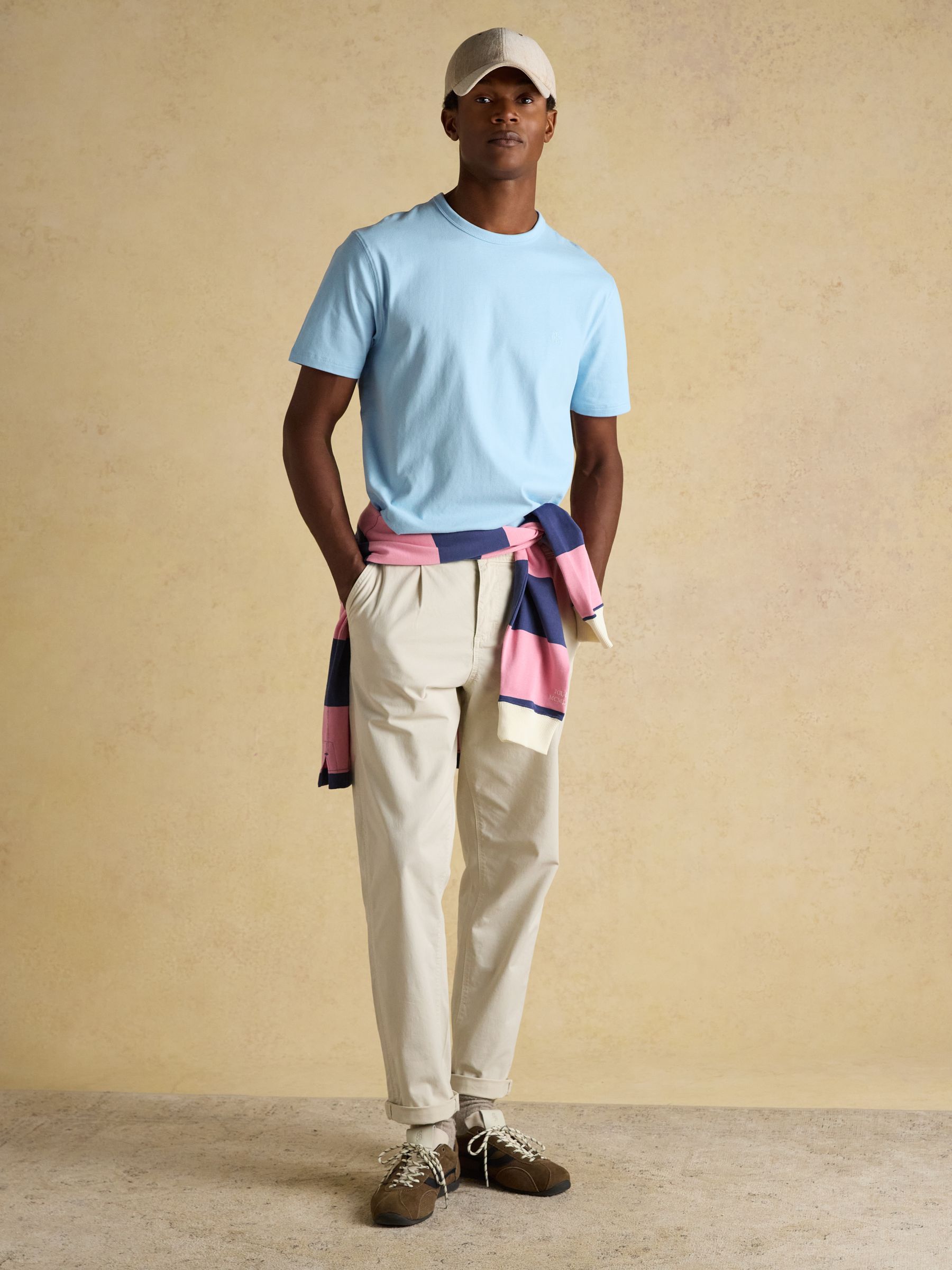 Rugby Club Light Blue Crew Neck Cotton T-Shirt - Image 7 of 11